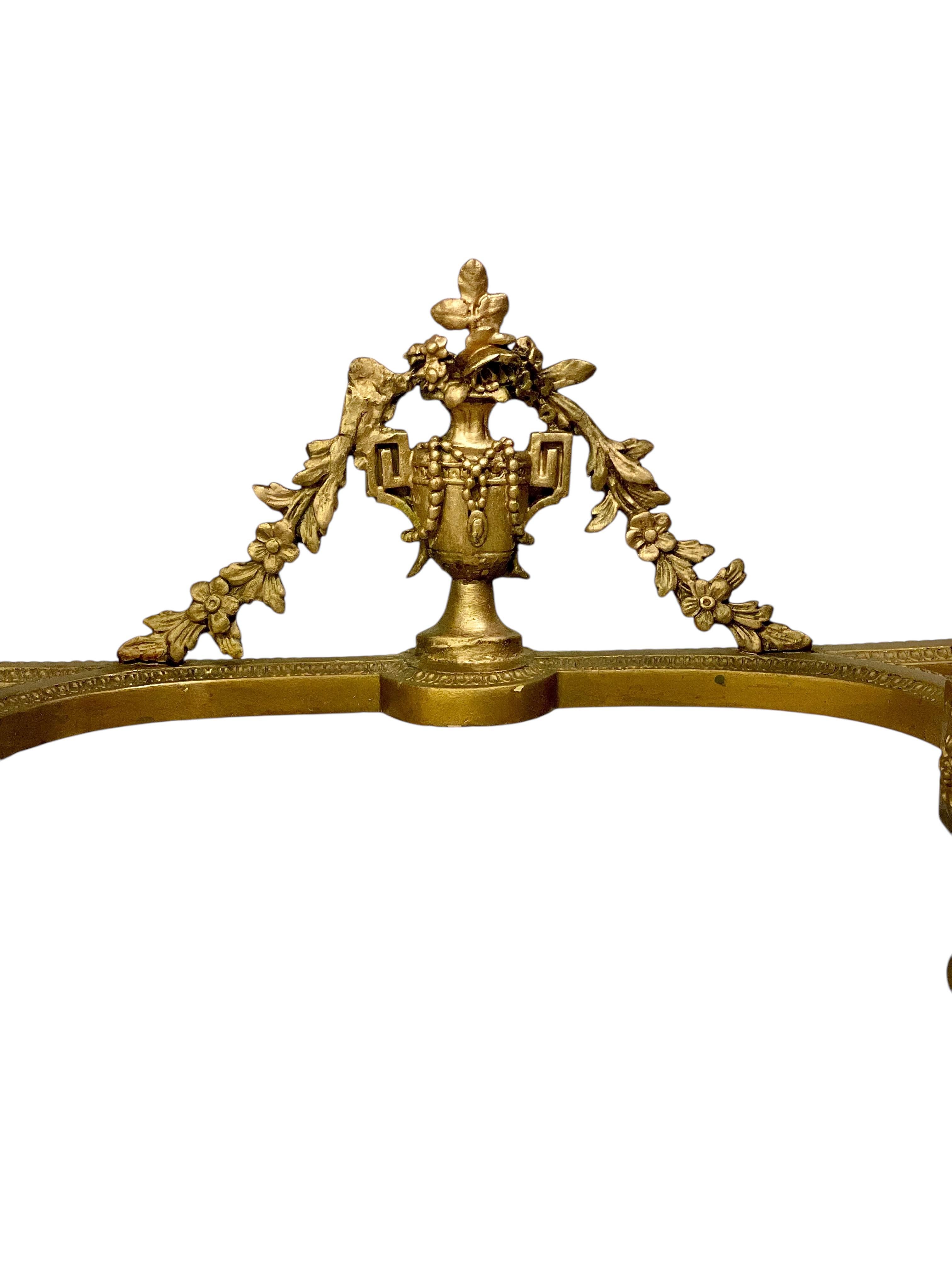 19th Century Louis XVI Style Giltwood and Marble Top Console In Good Condition For Sale In LA CIOTAT, FR