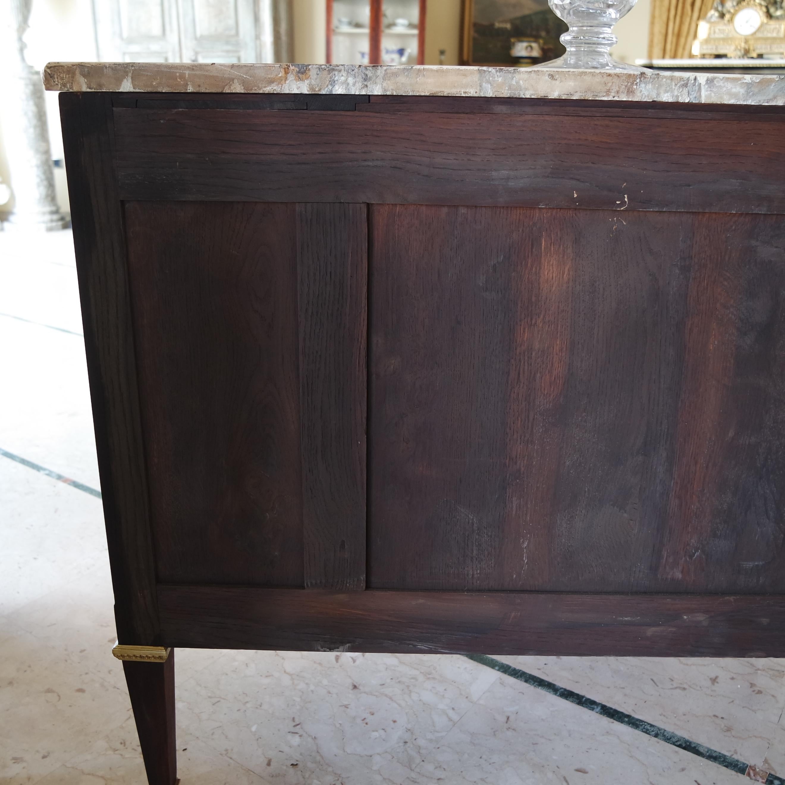 Kingwood 19th Century Louis XVI Style Inlaid French Dresser