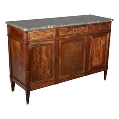 19th Century Louis XVI Style Mahogany Enfilade or Sideboard