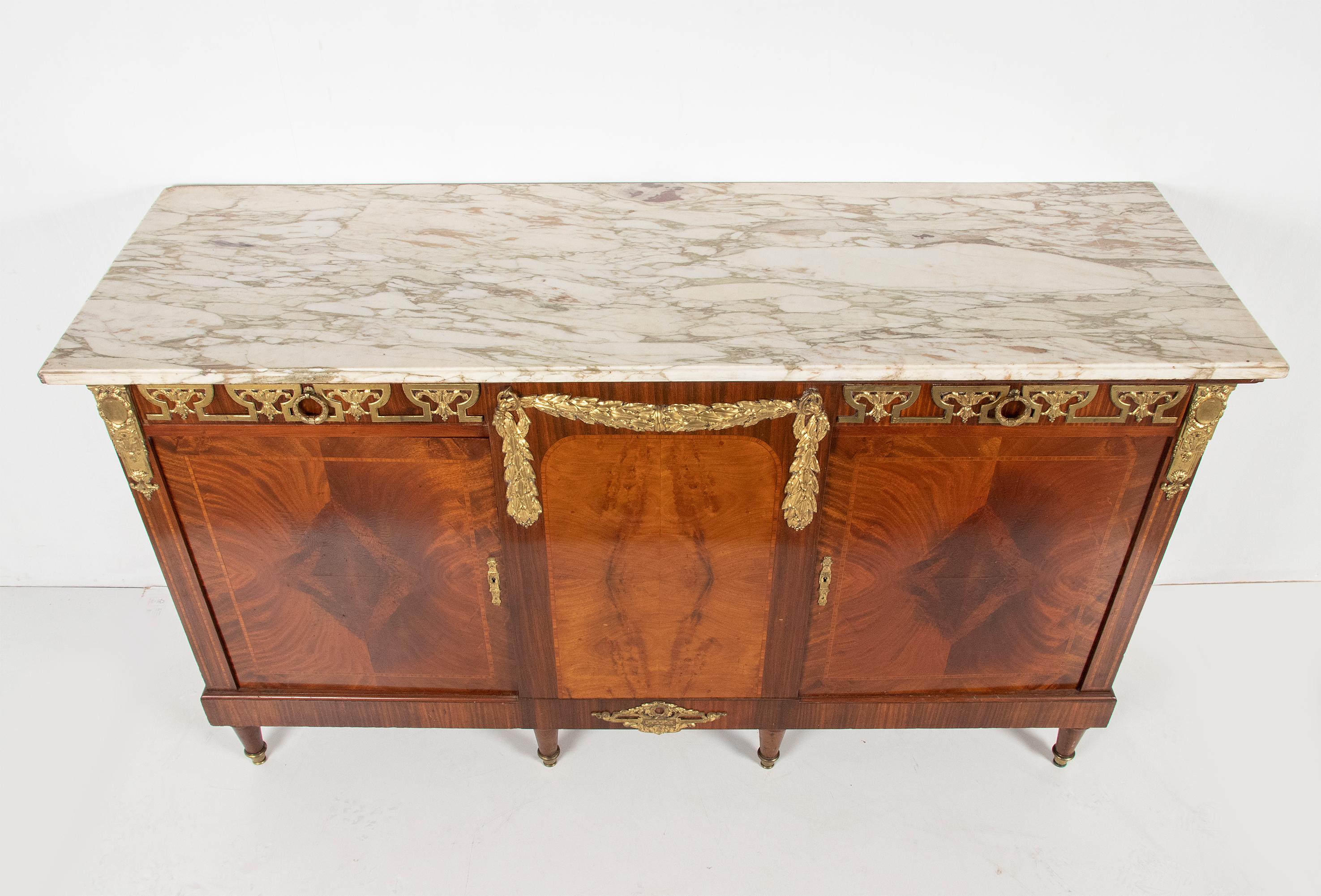 19th Century Louis XVI Style Sideboard Dresser 8