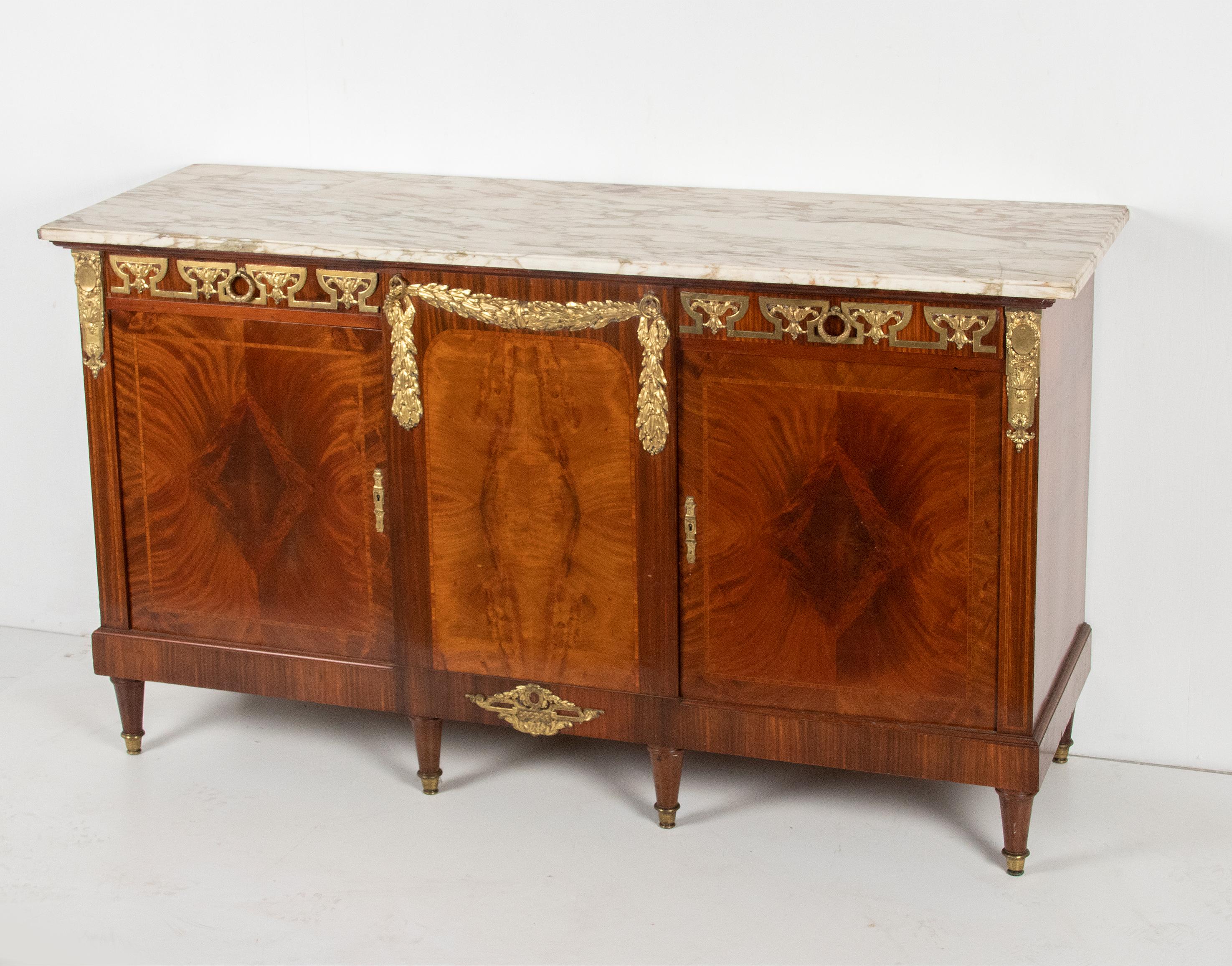 19th Century Louis XVI Style Sideboard Dresser 10