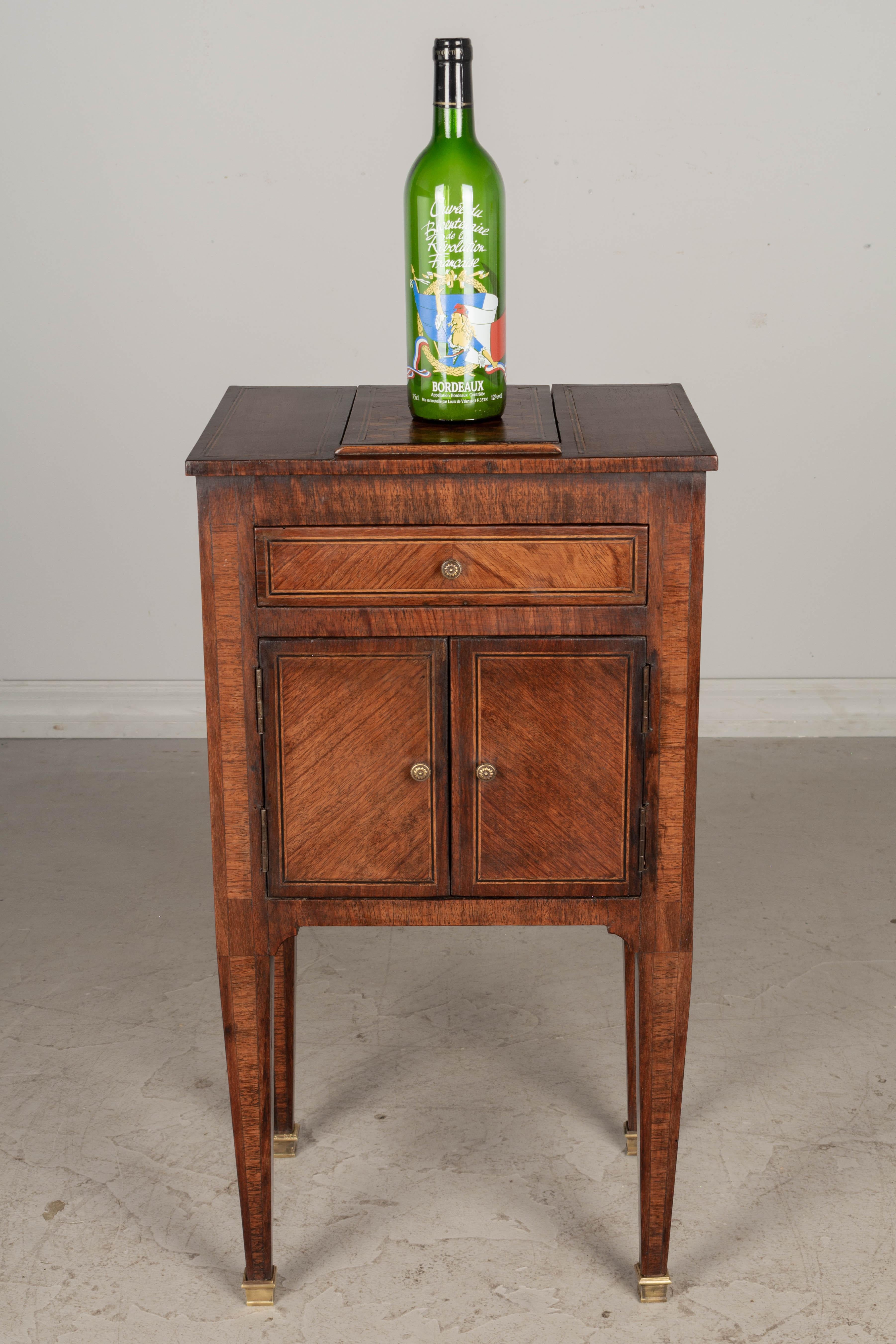 19th Century Louis XVI Style Marquetry Side Table 6