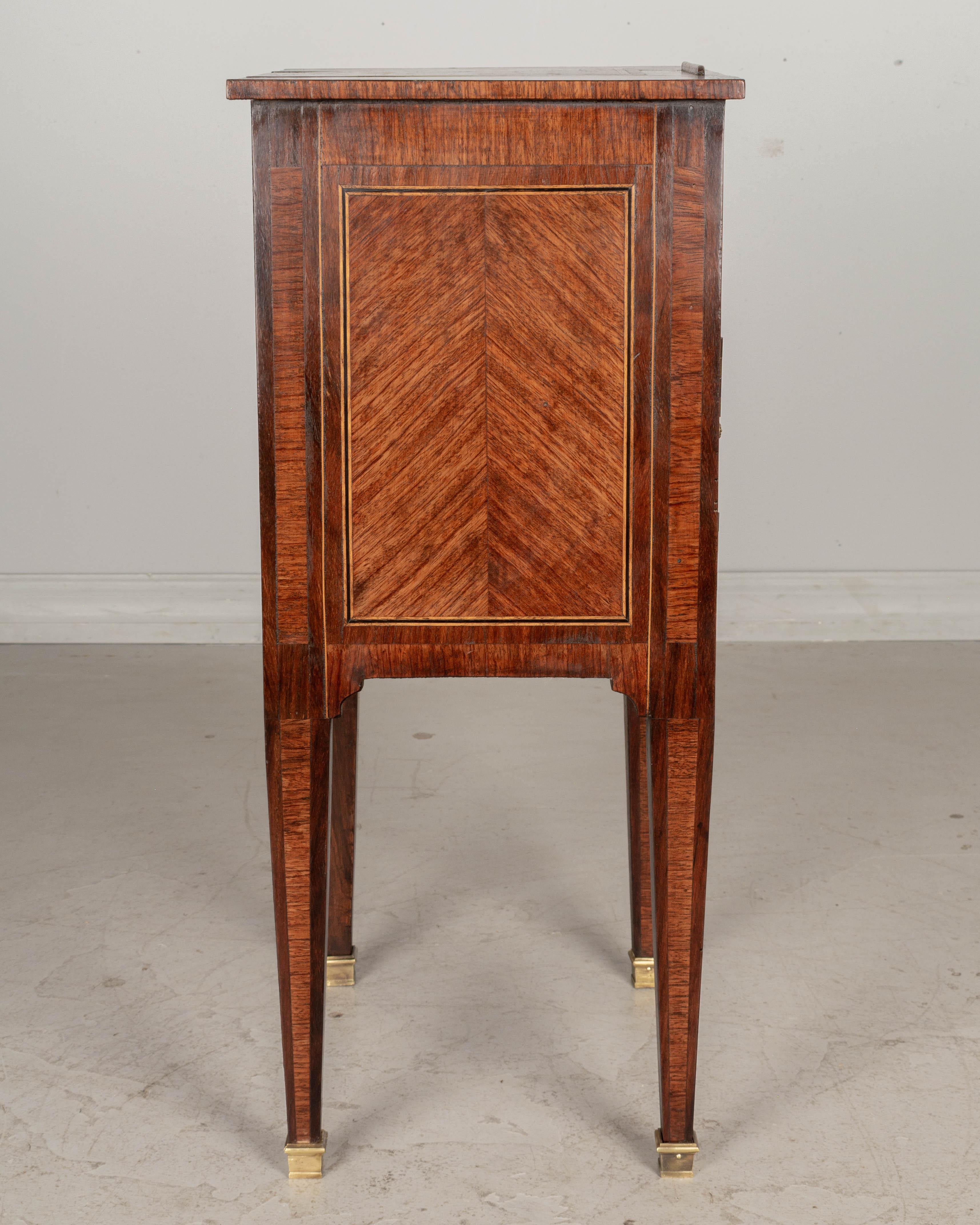 19th Century Louis XVI Style Marquetry Side Table 3