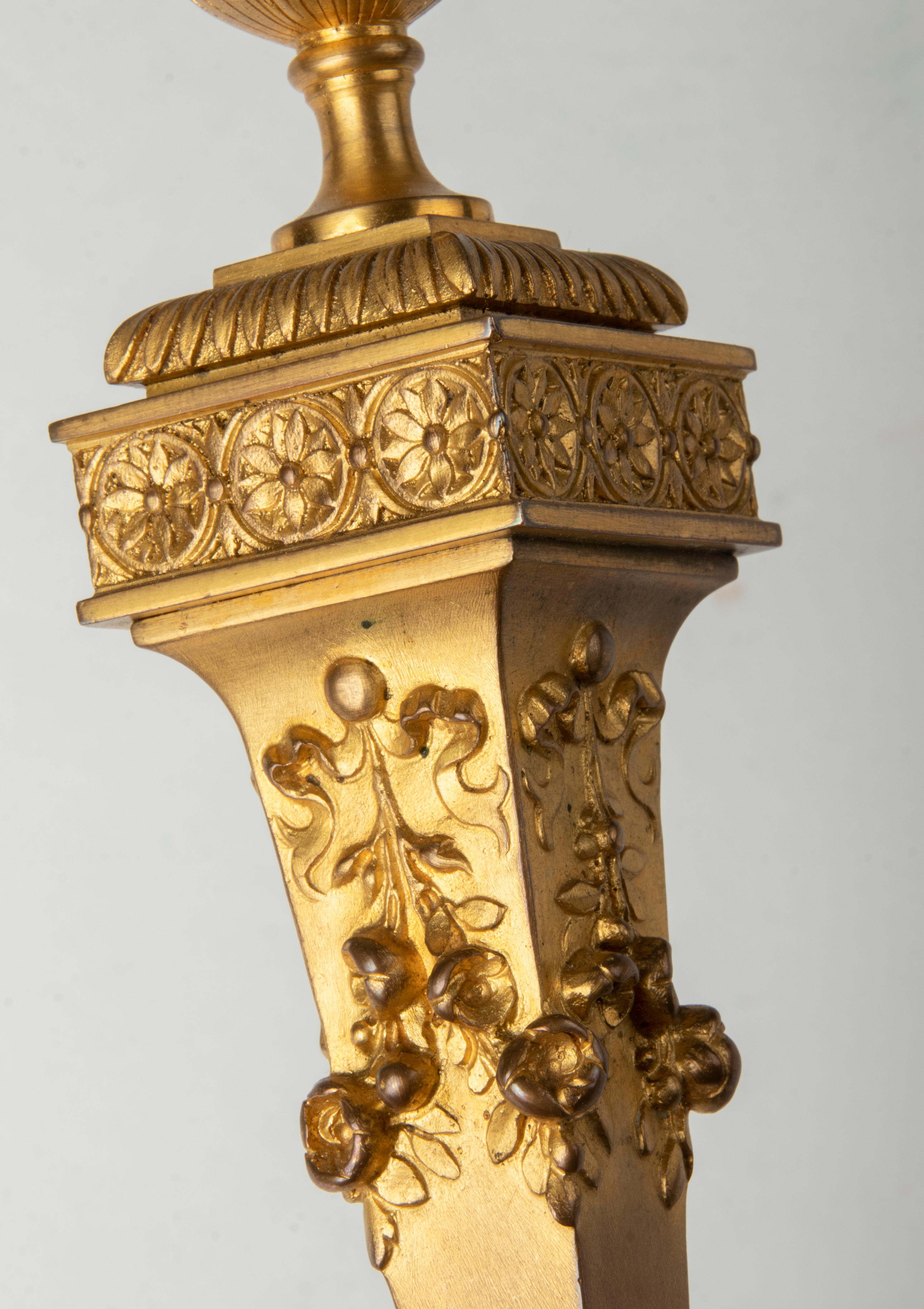19th Century Louis XVI Style Ormolu Bronze Candlesticks by Barbedienne 10