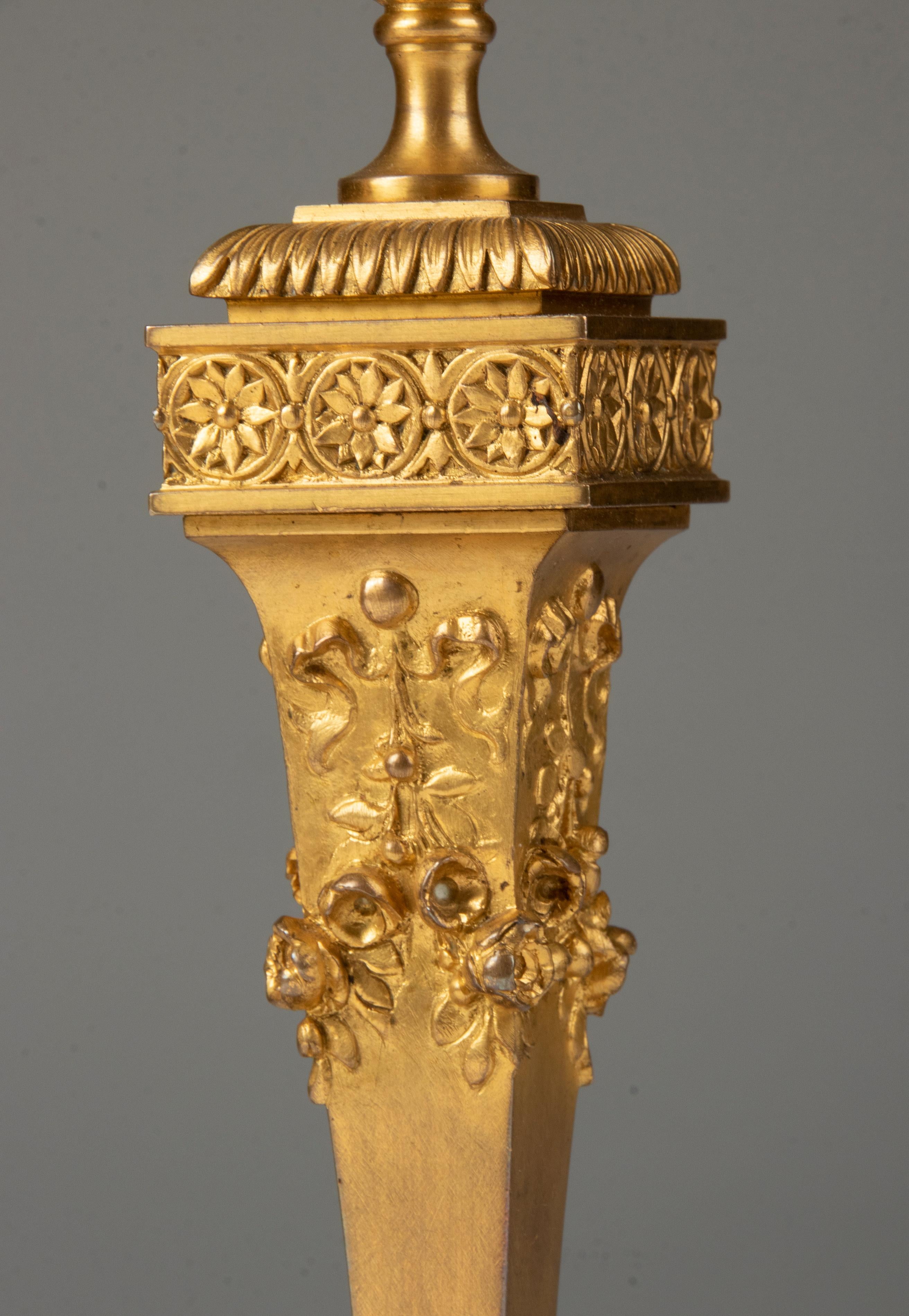 19th Century Louis XVI Style Ormolu Bronze Candlesticks by Barbedienne 2