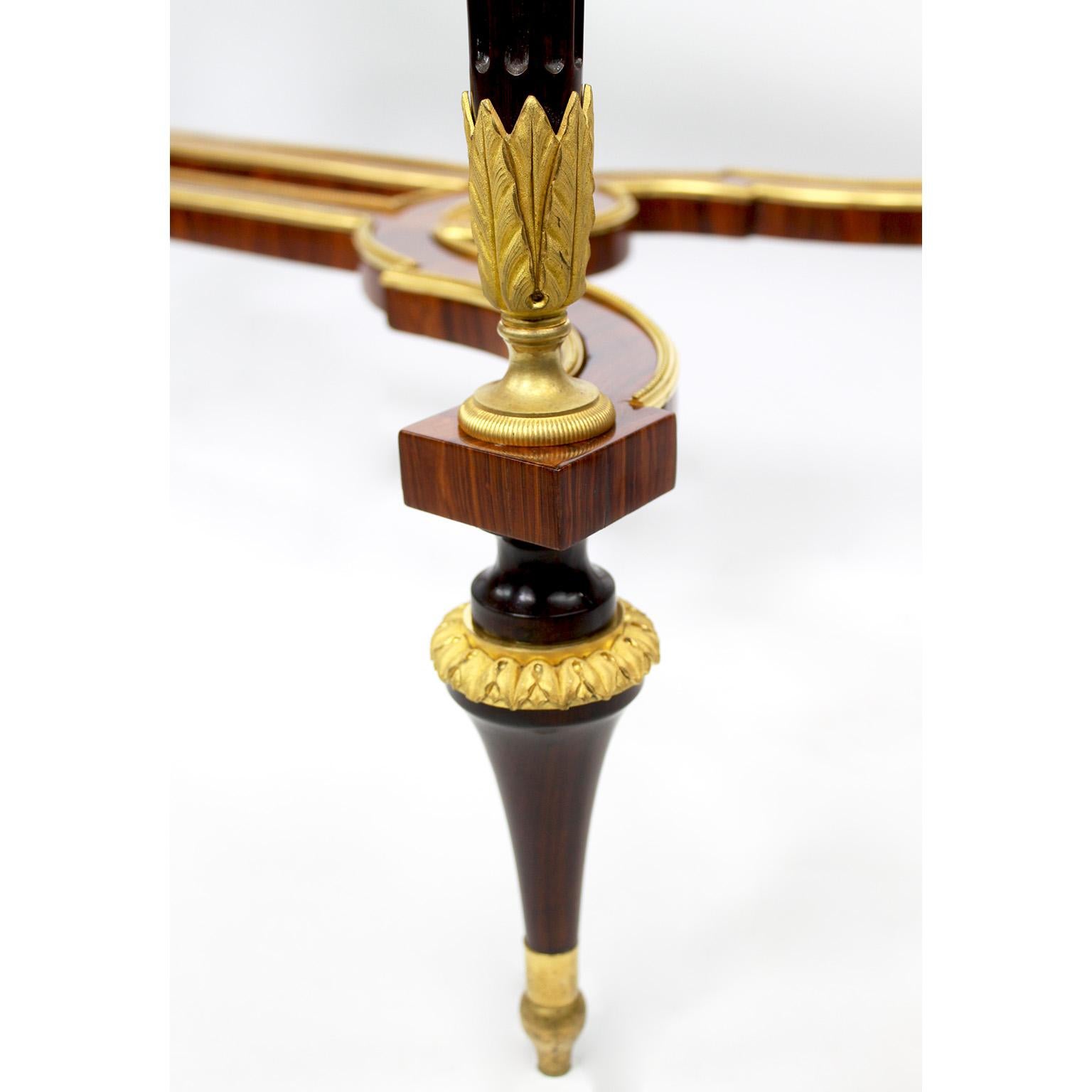 A 19th Century Louis XVI Style Ormolu Mounted Vitrine Table Attr. Henry Dasson For Sale 14