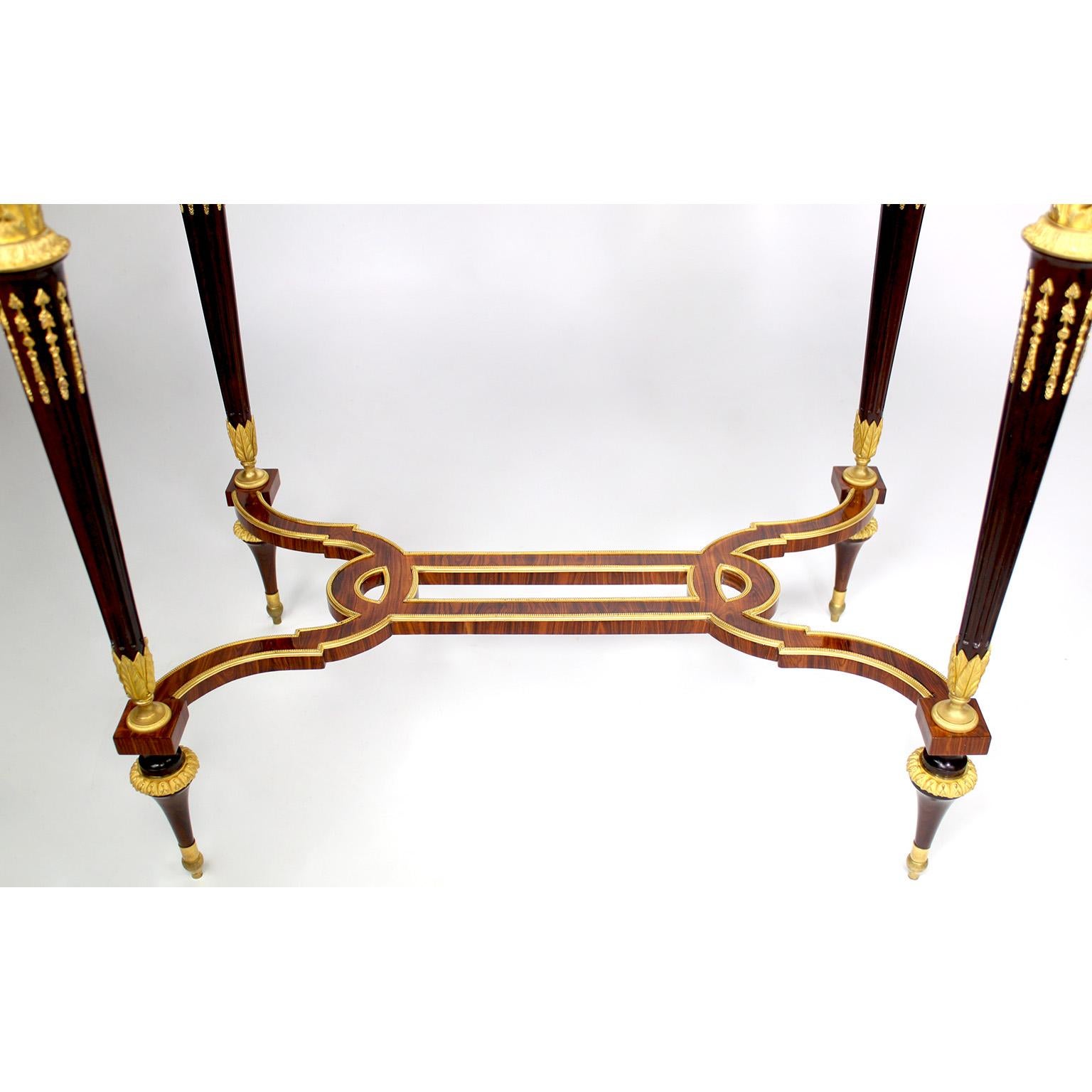 A 19th Century Louis XVI Style Ormolu Mounted Vitrine Table Attr. Henry Dasson  For Sale 11