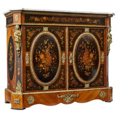 Meuble d'appui im Louis-XVI-Stil mit Ormolu-Marketerie aus dem 19.