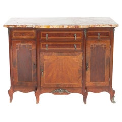 Antique 19th Century Louis XVI Style Parquetry Server / Sideboard