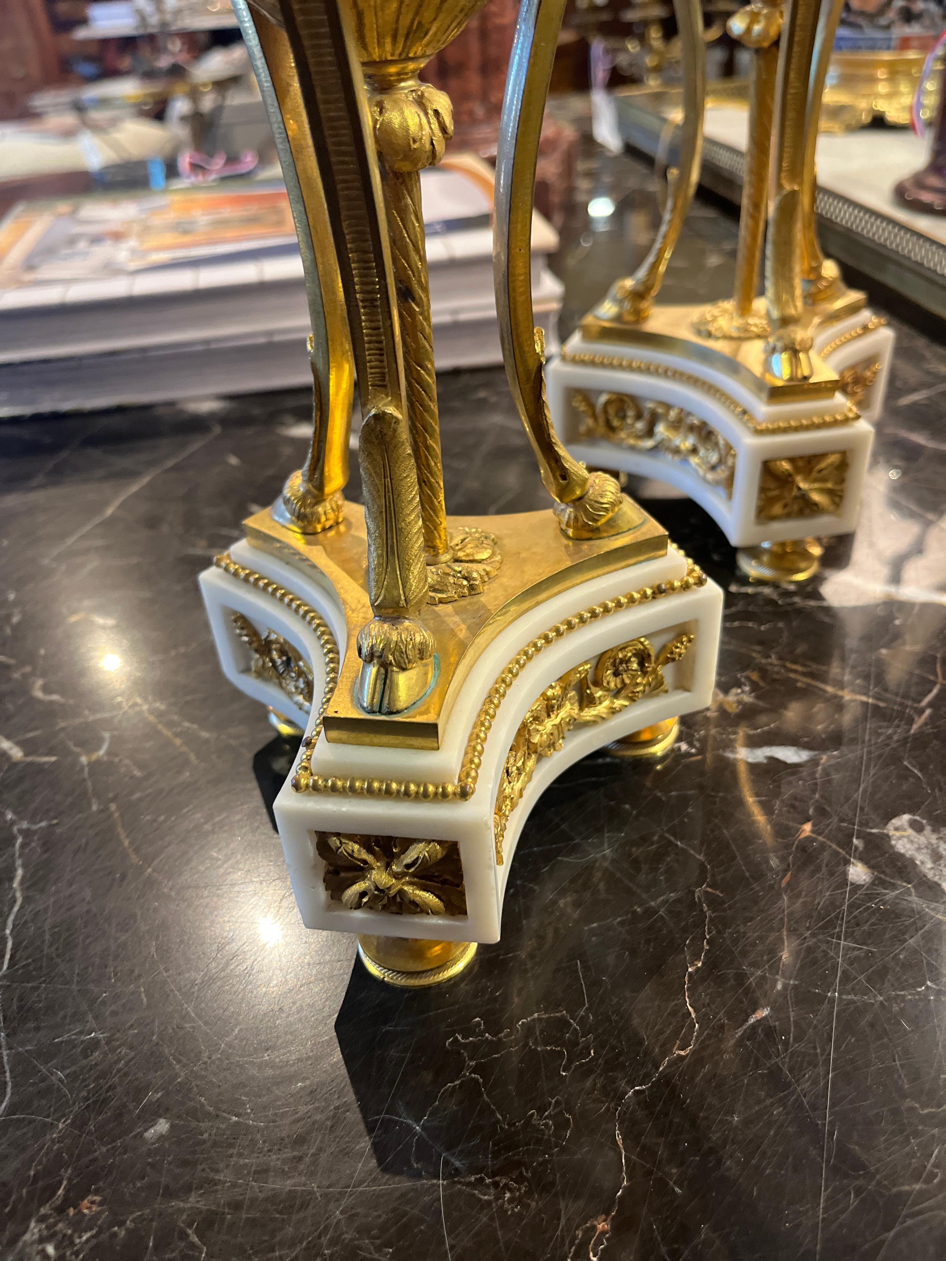 Quemadores de perfume estilo Luis XVI del siglo XIX en Bueno estado para la venta en Scottsdale, AZ