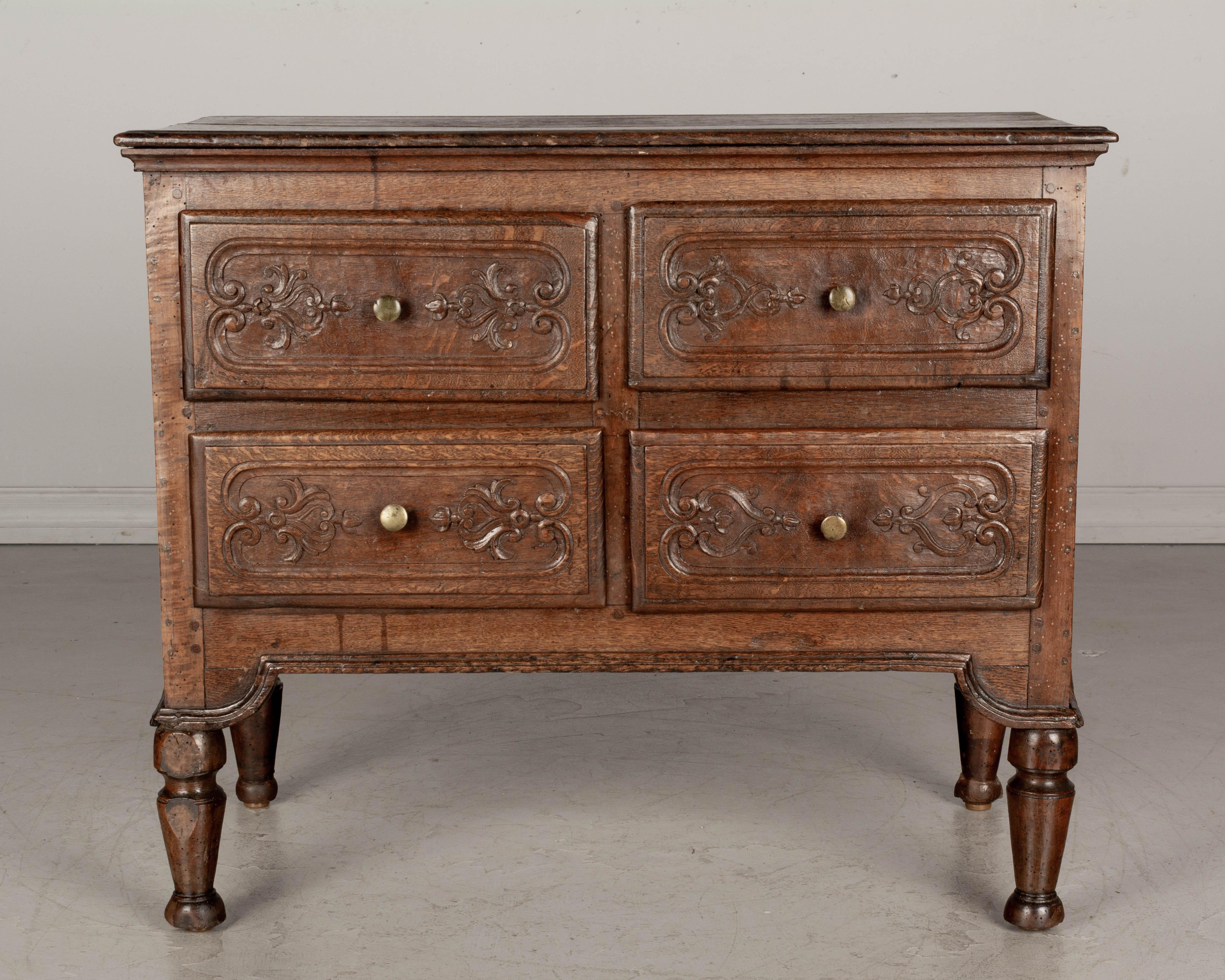19th Century Louis XVI Style Petite Commode or Child' s Chest In Good Condition For Sale In Winter Park, FL