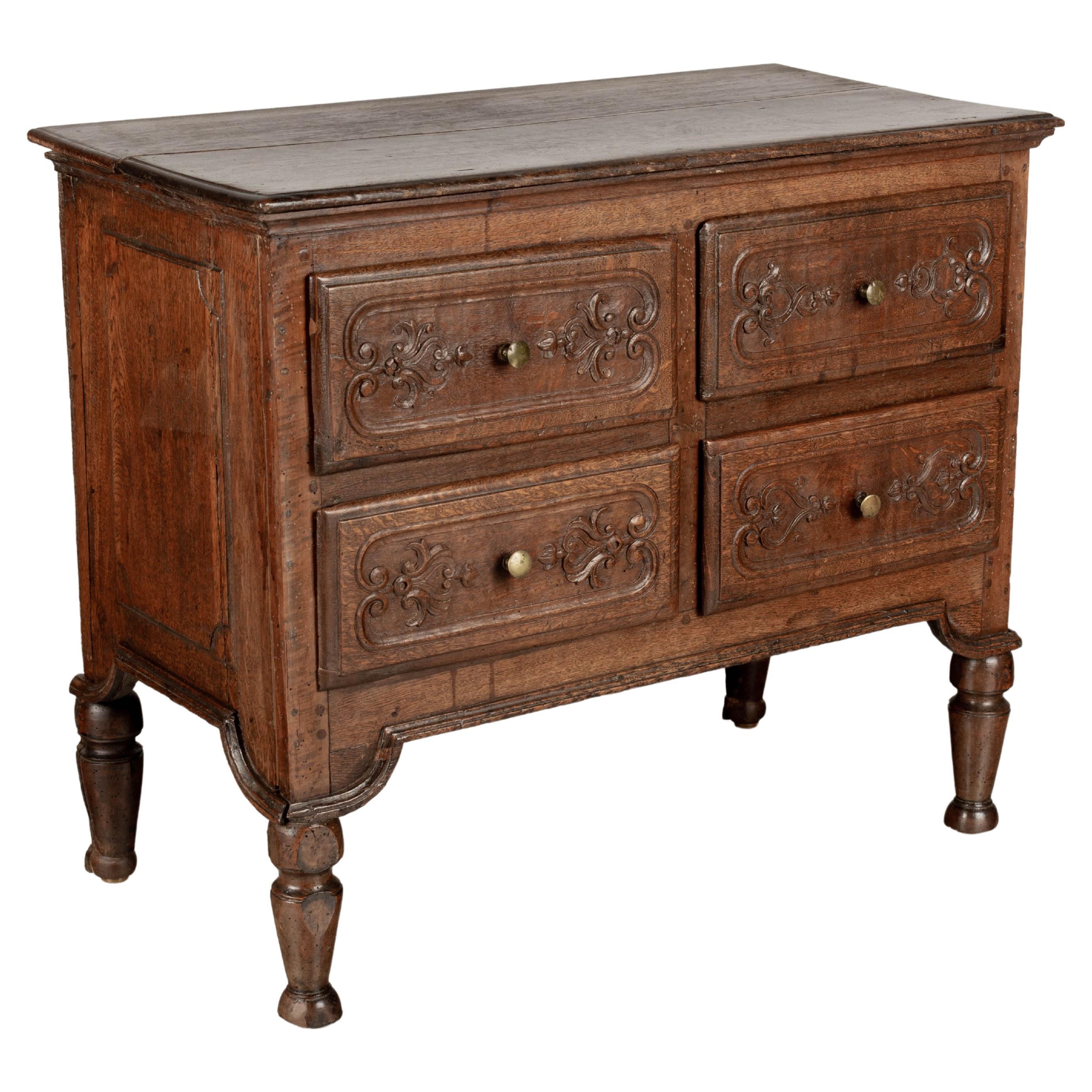 19th Century Louis XVI Style Petite Commode or Child' s Chest For Sale