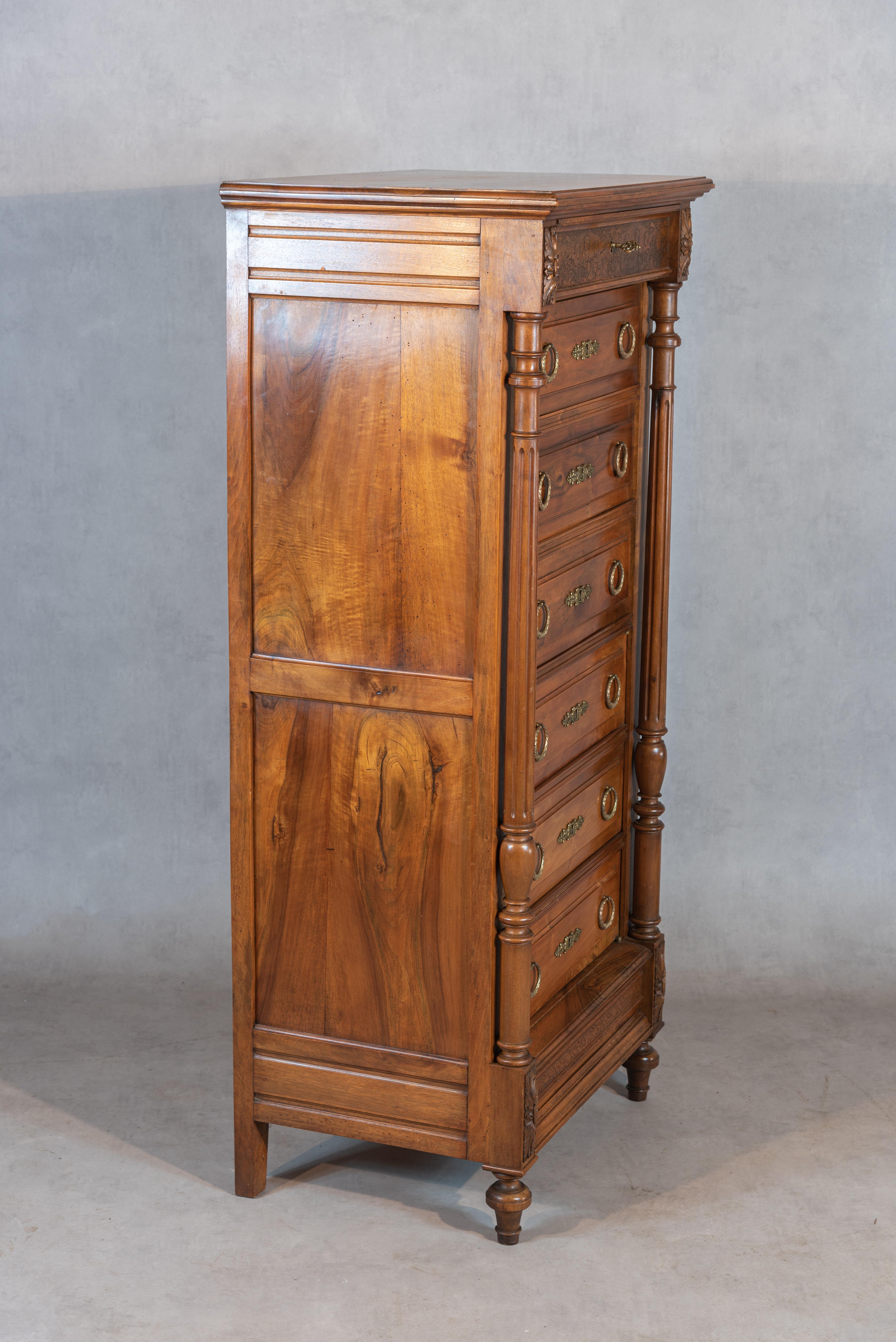 19th Century Louis XVI Style Semainier For Sale 1