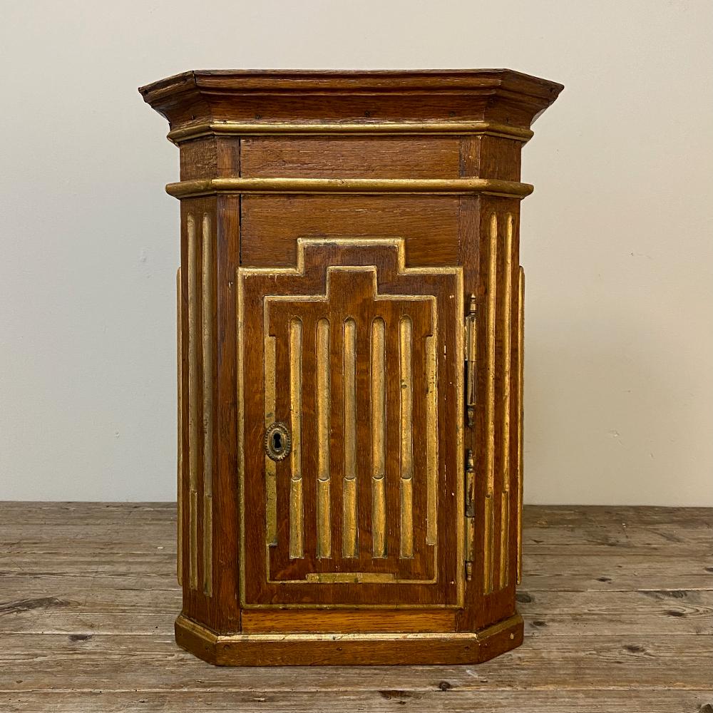 French 19th Century Louis XVI Wall Cabinet For Sale