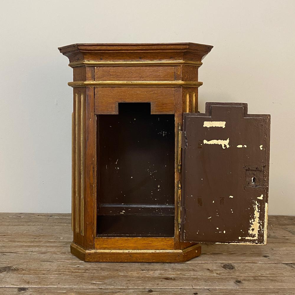 Late 19th Century 19th Century Louis XVI Wall Cabinet For Sale