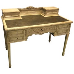 19th Century Louis XVI Wood Painted Desk