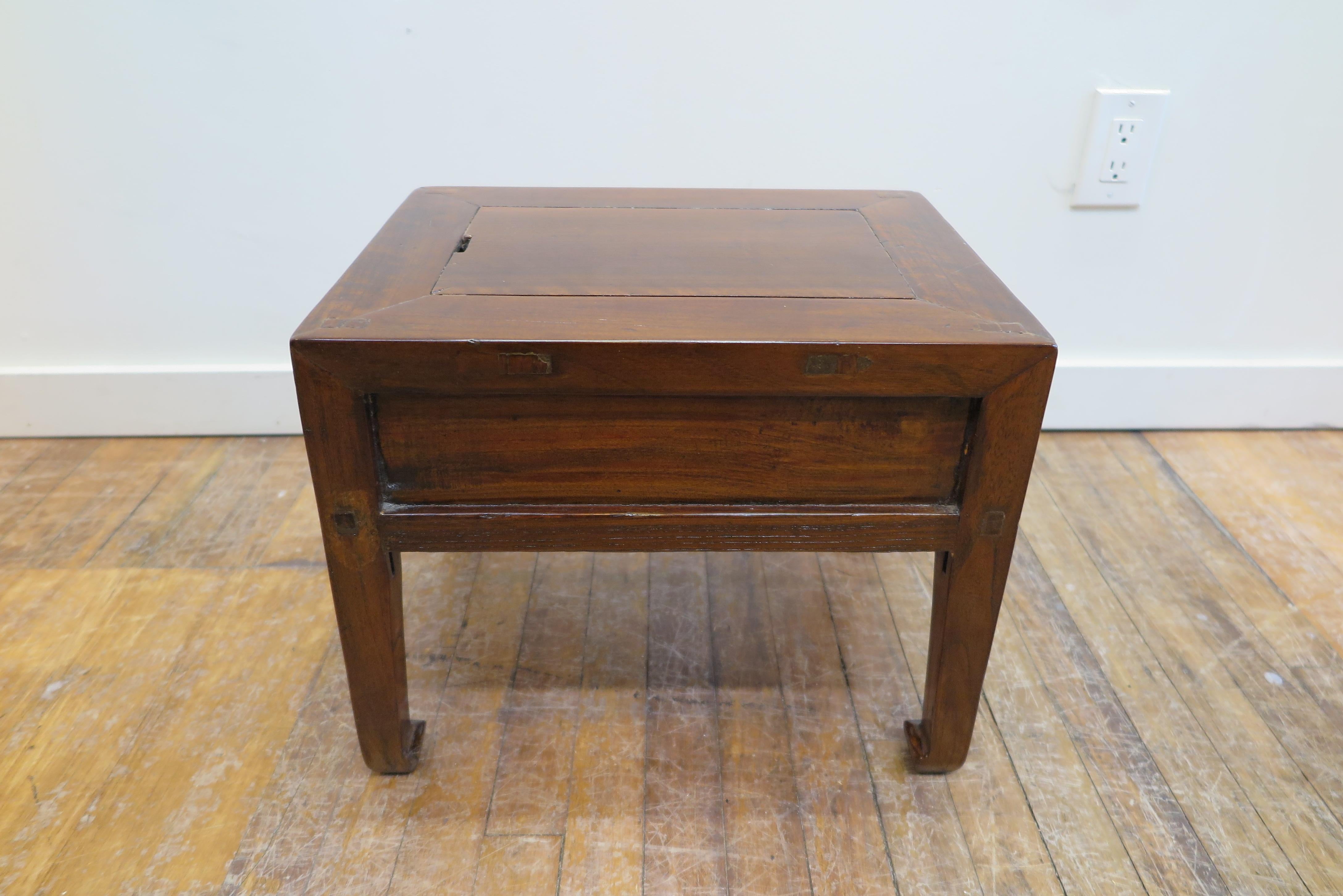 Lacquered 19th Century Low Side Table