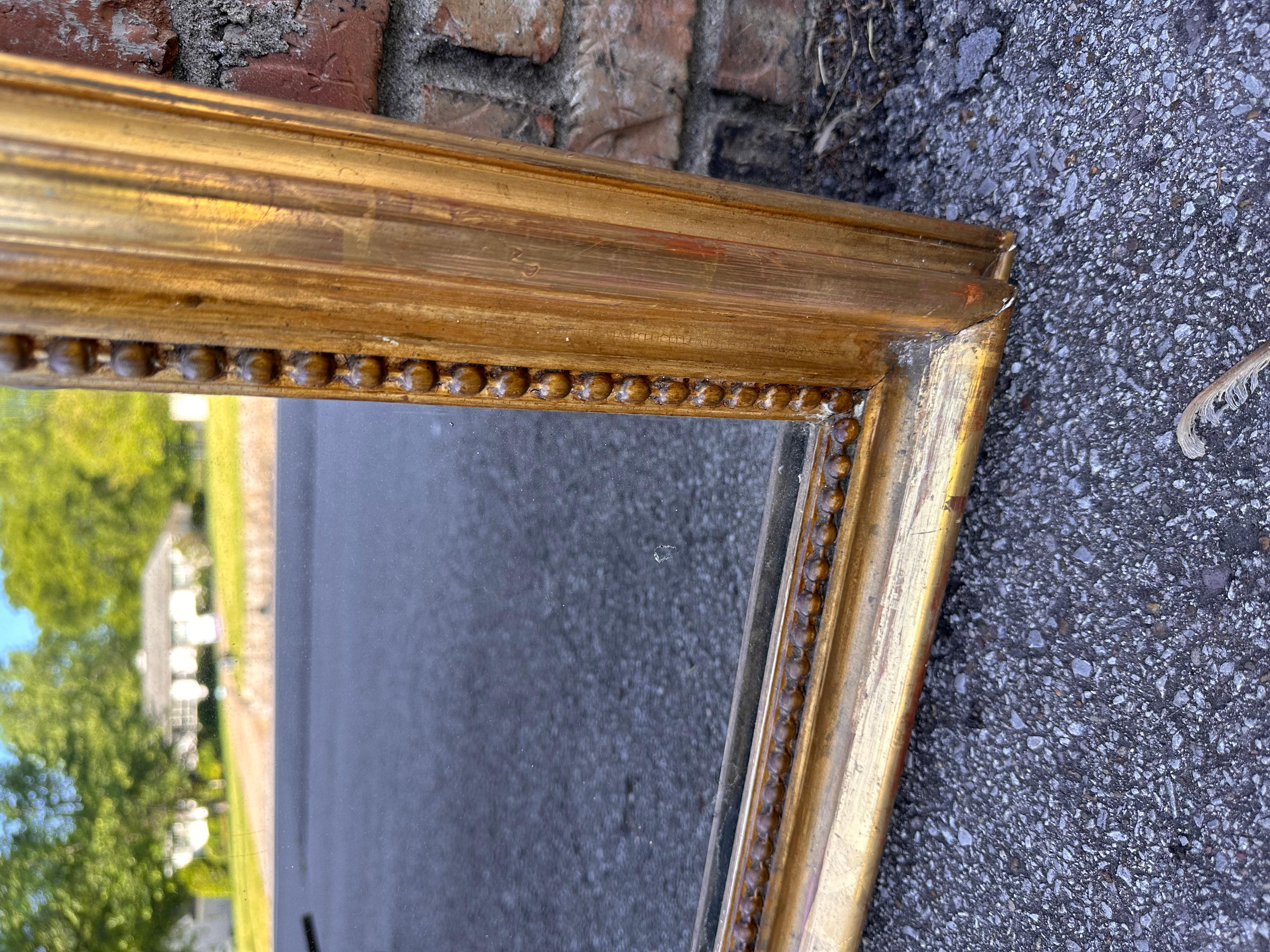 Late 19th Century 19th Century Luis Philippe Mirror For Sale