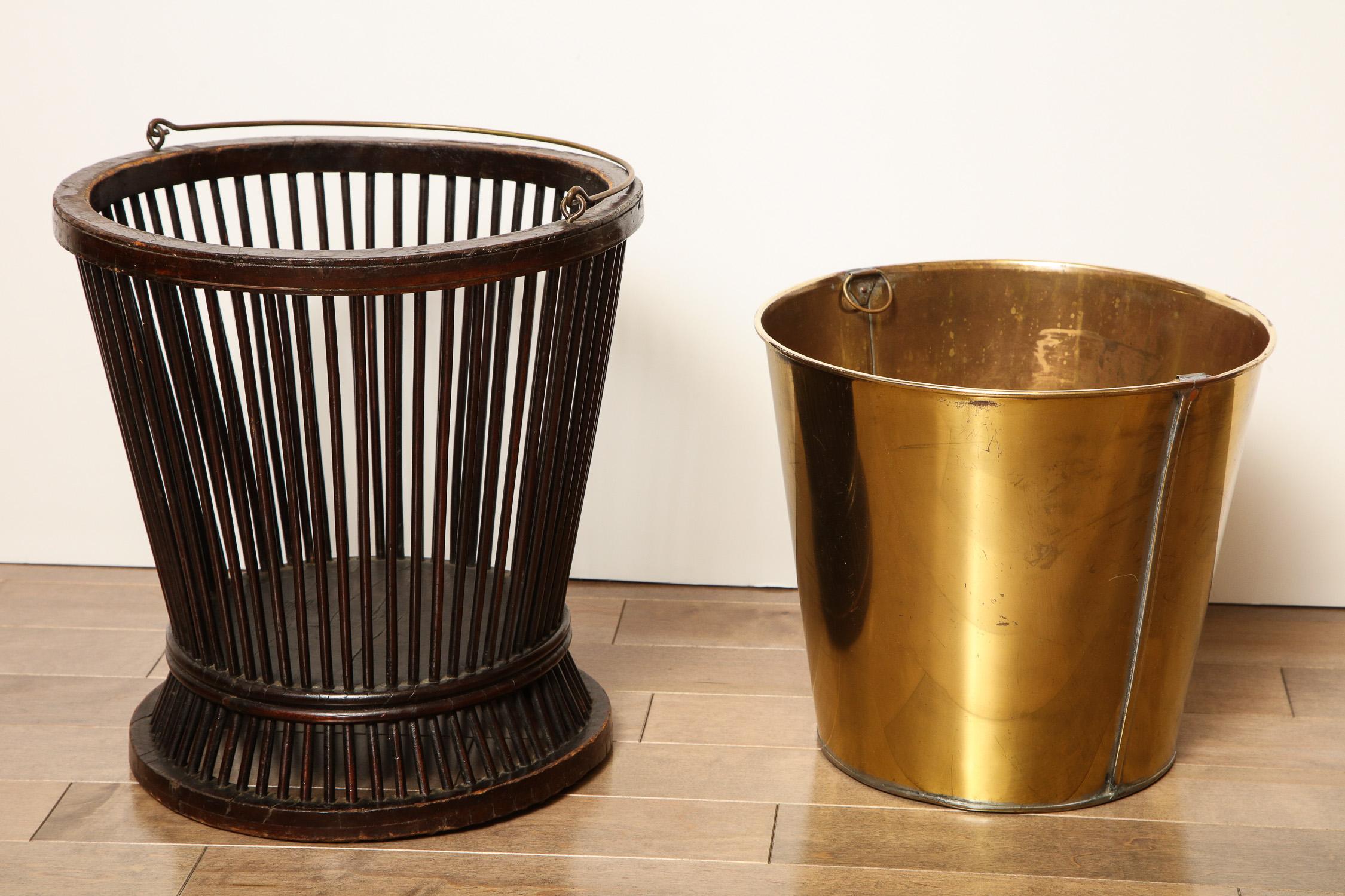 19th Century Mahogany and Brass, Waste Paper Basket 5