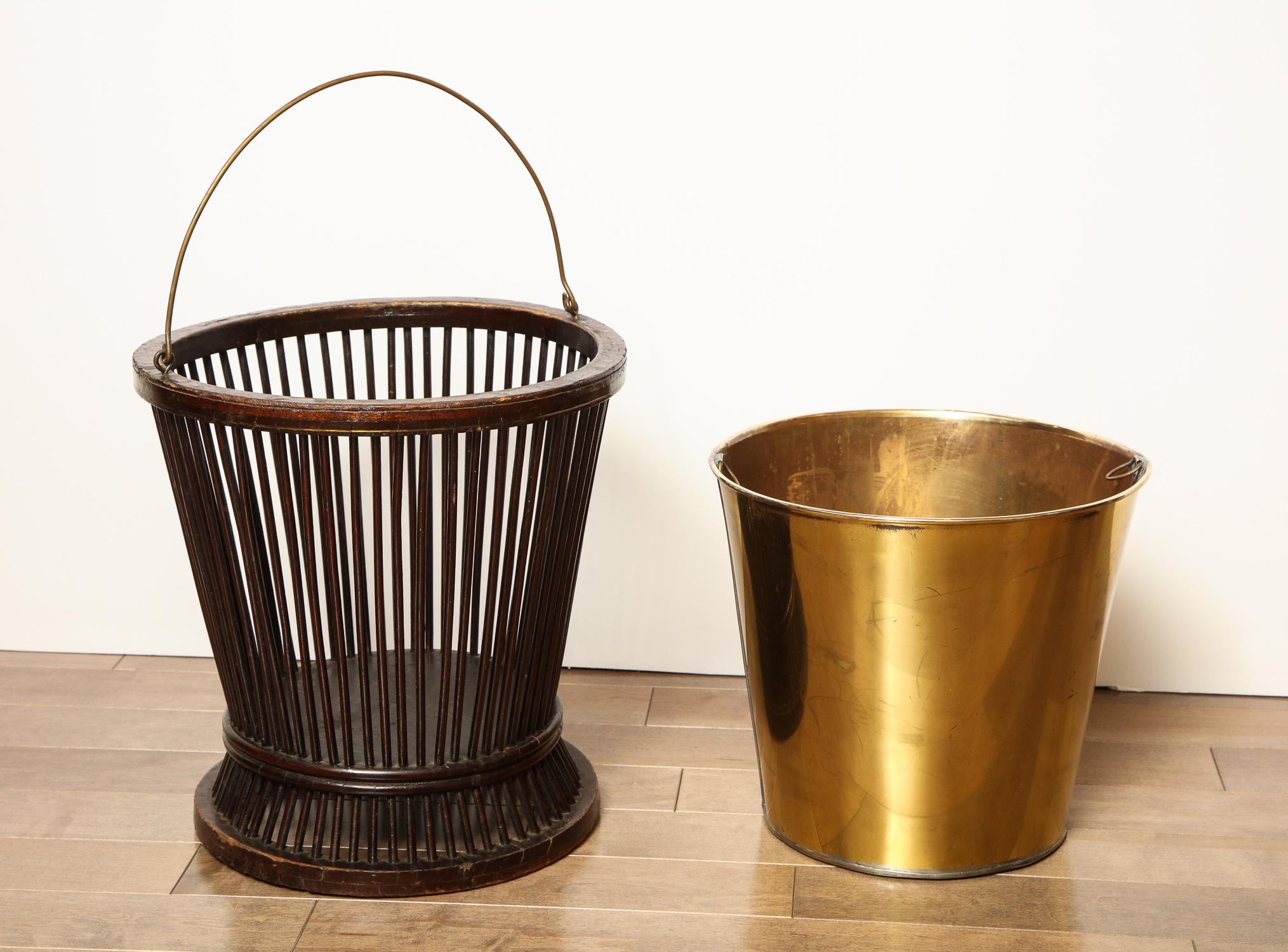 19th Century Mahogany and Brass, Waste Paper Basket 7