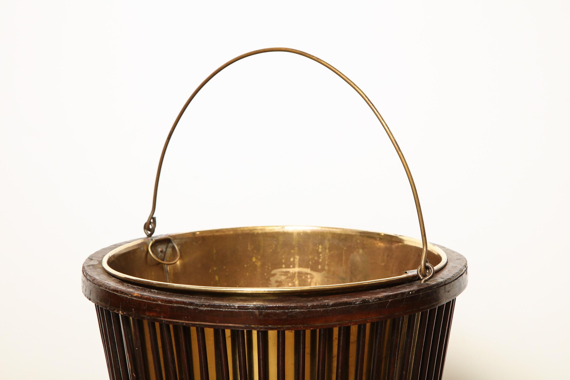 19th Century Mahogany and Brass, Waste Paper Basket 2