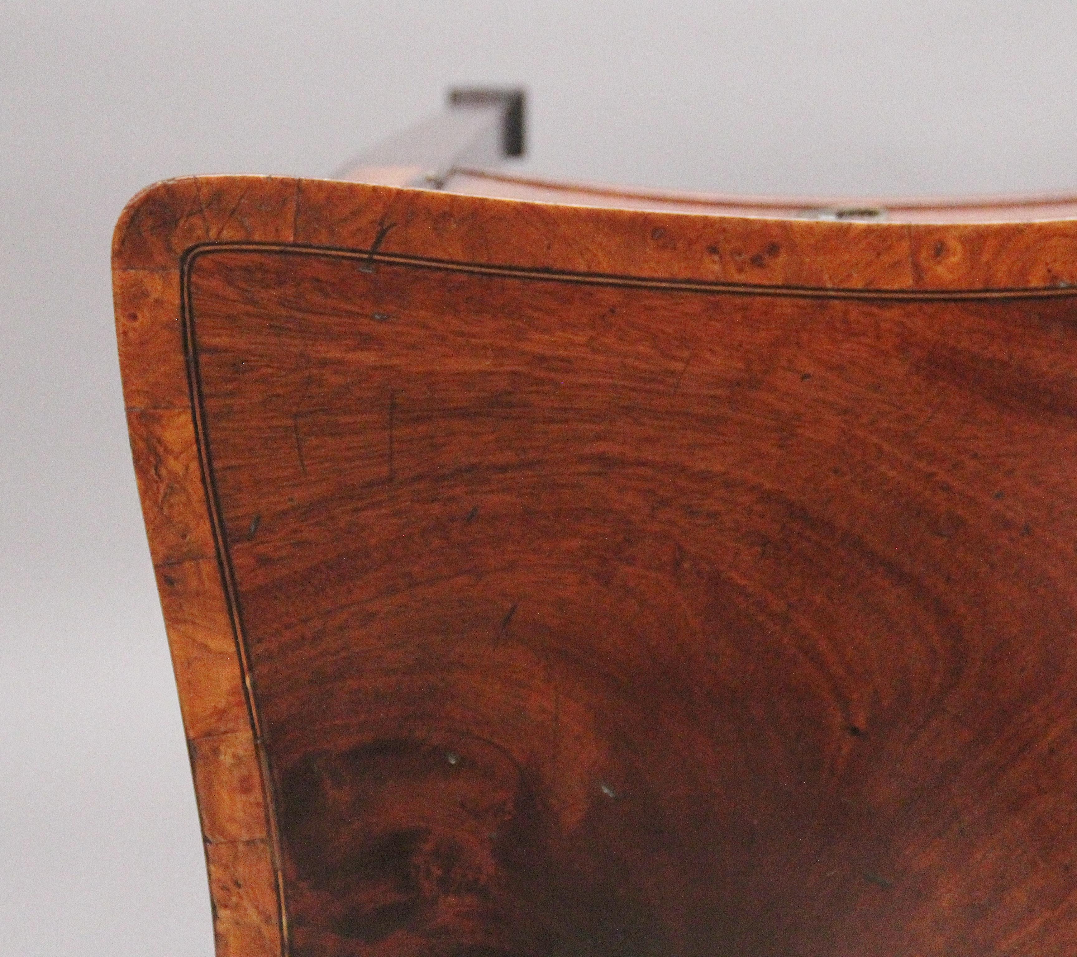 Credenza in mogano e radica di olmo del XIX secolo di 