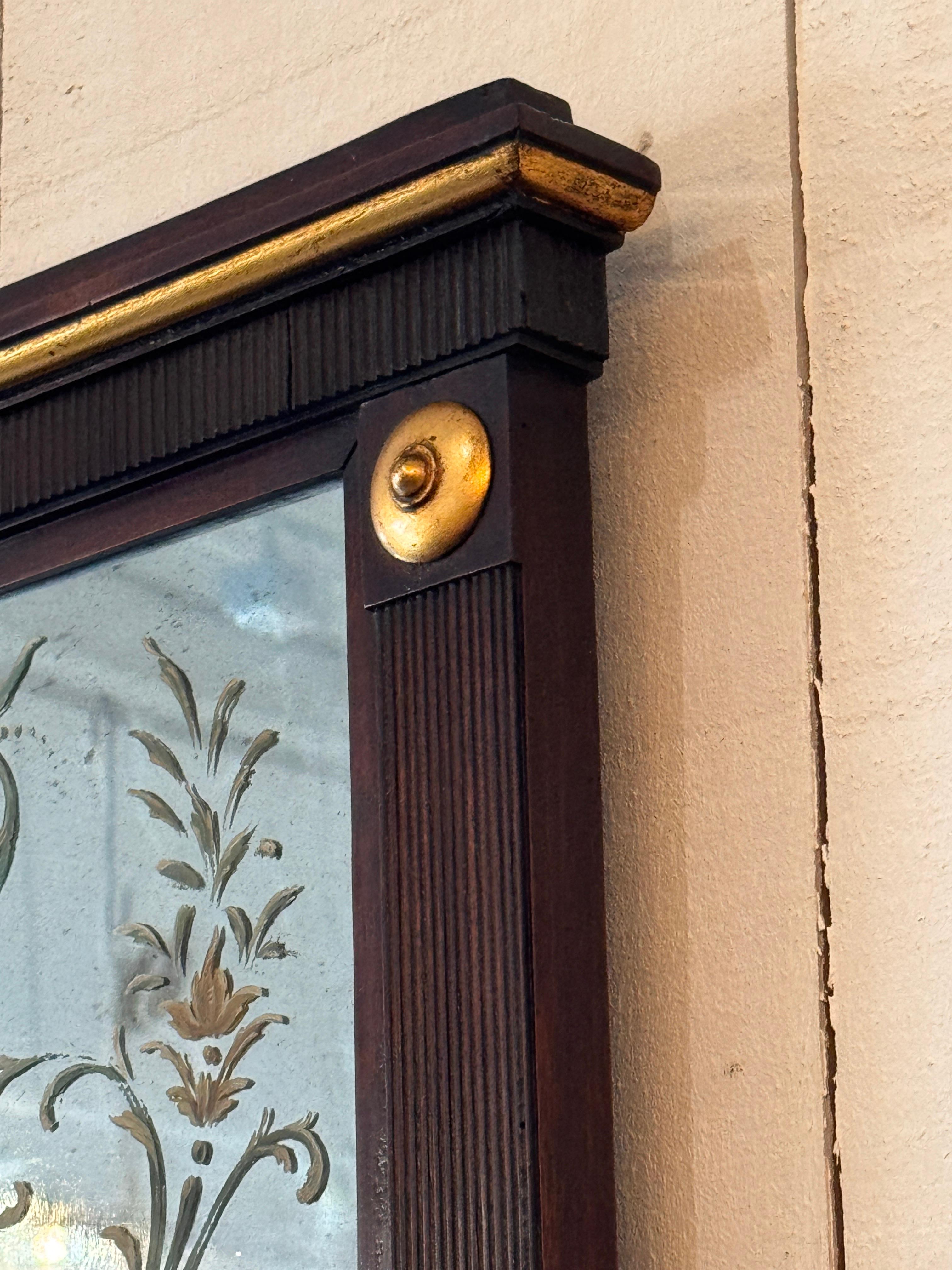 19th Century Mahogany and Gilt Mirror en vente 2