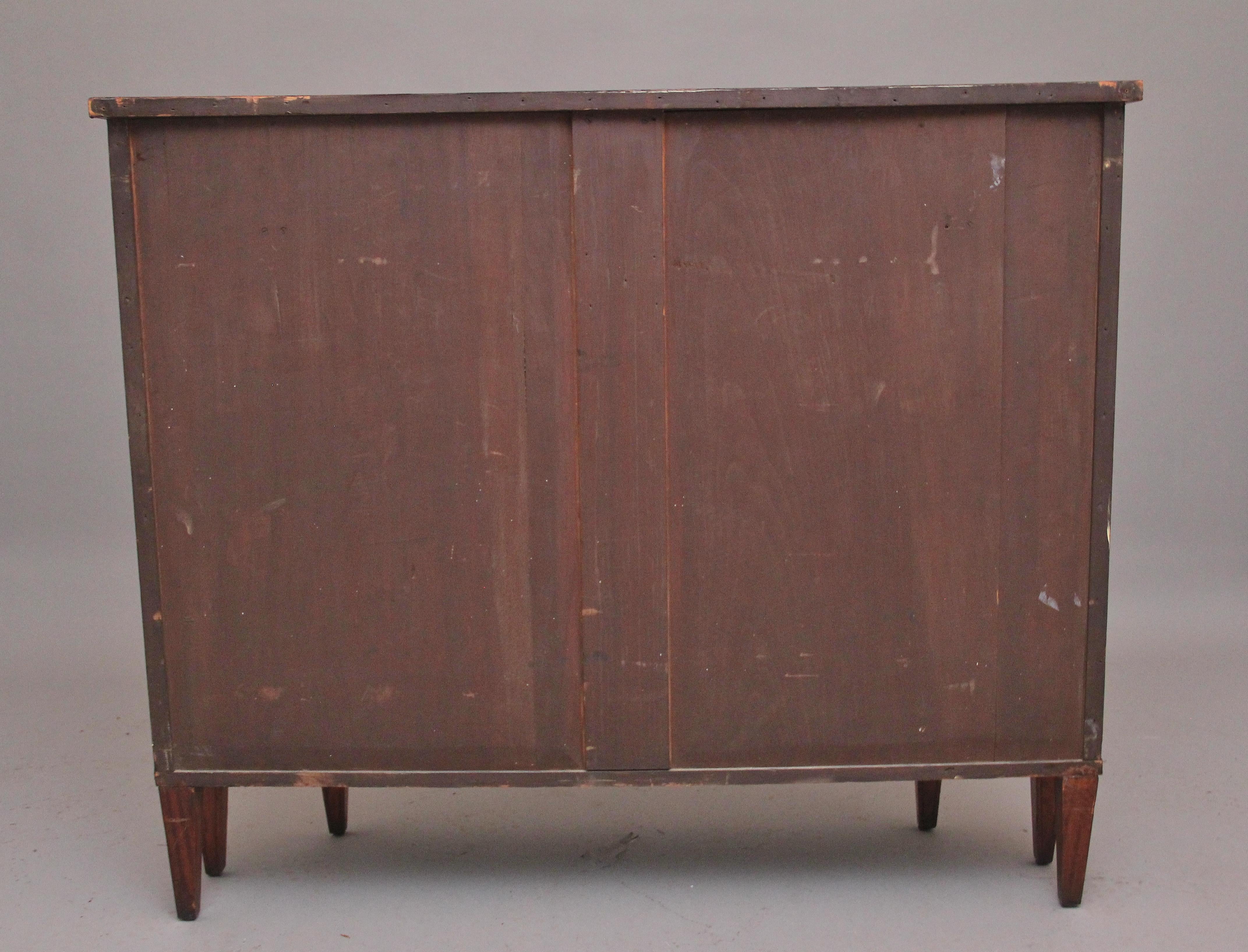 19th Century Mahogany and Inlaid Side Cabinet 1