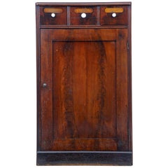 Antique 19th Century Mahogany and Oak Apothecary Cabinet