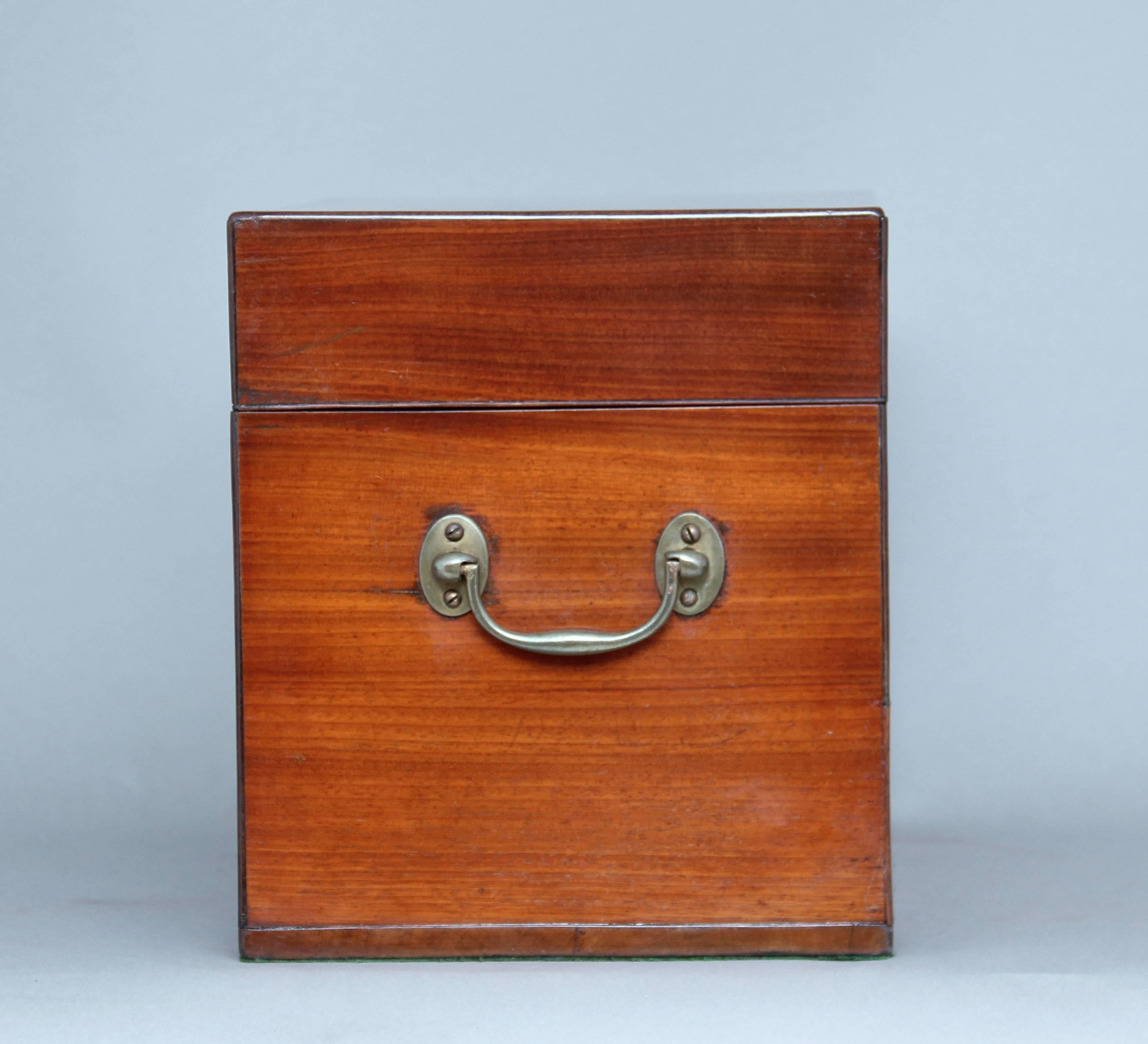 19th Century Mahogany Apothecary Box 5