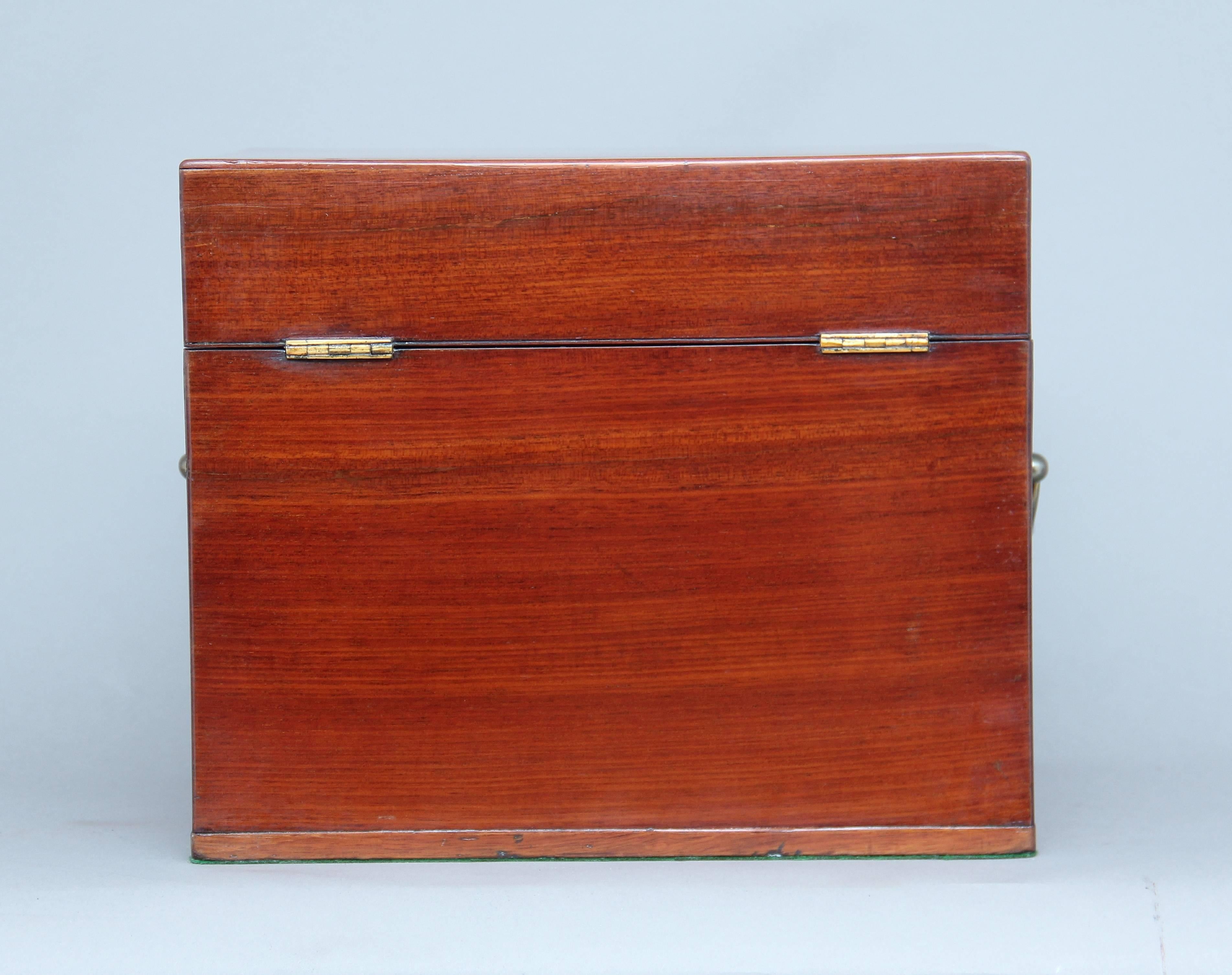19th Century Mahogany Apothecary Box 6