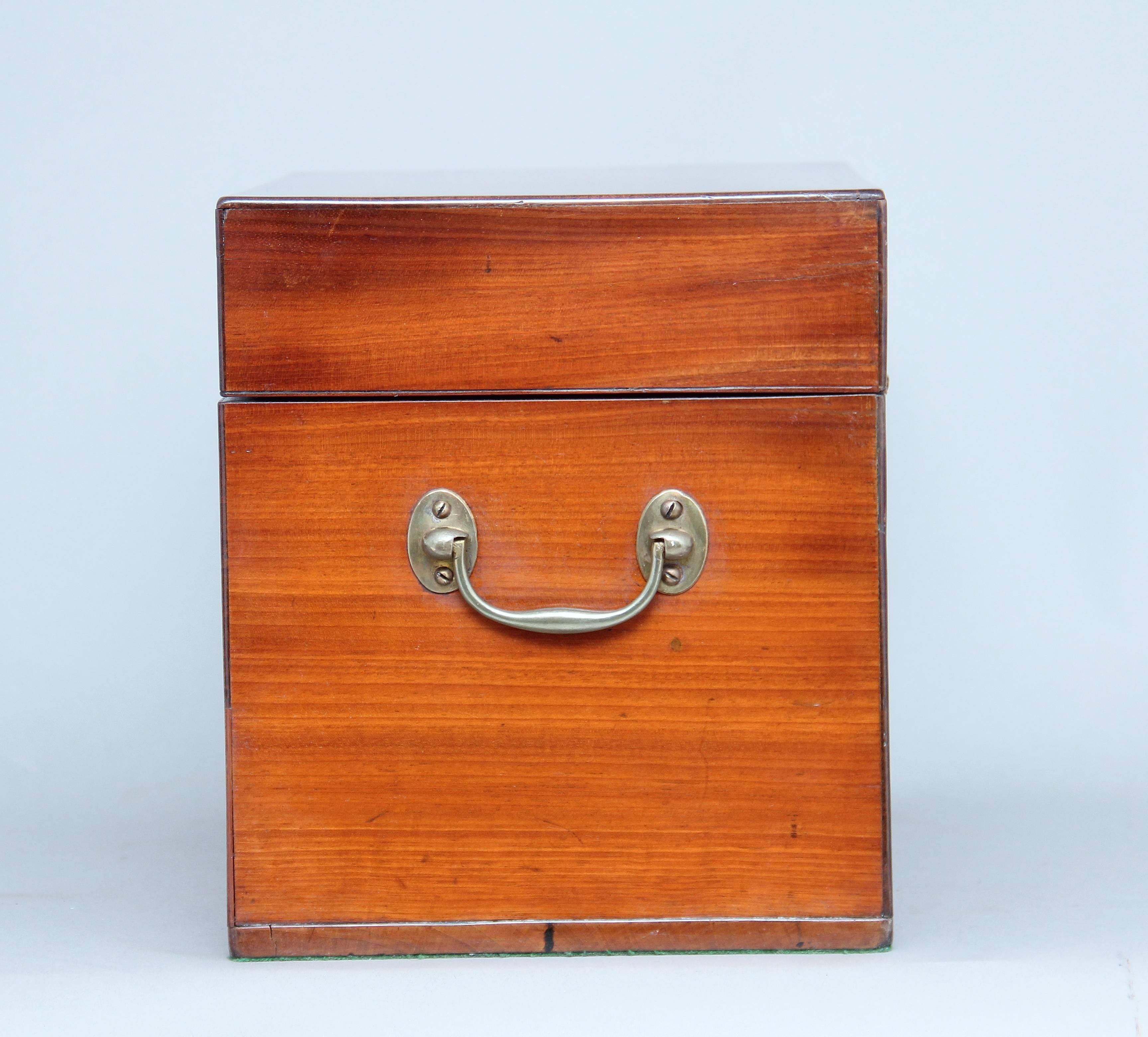 19th Century Mahogany Apothecary Box 7