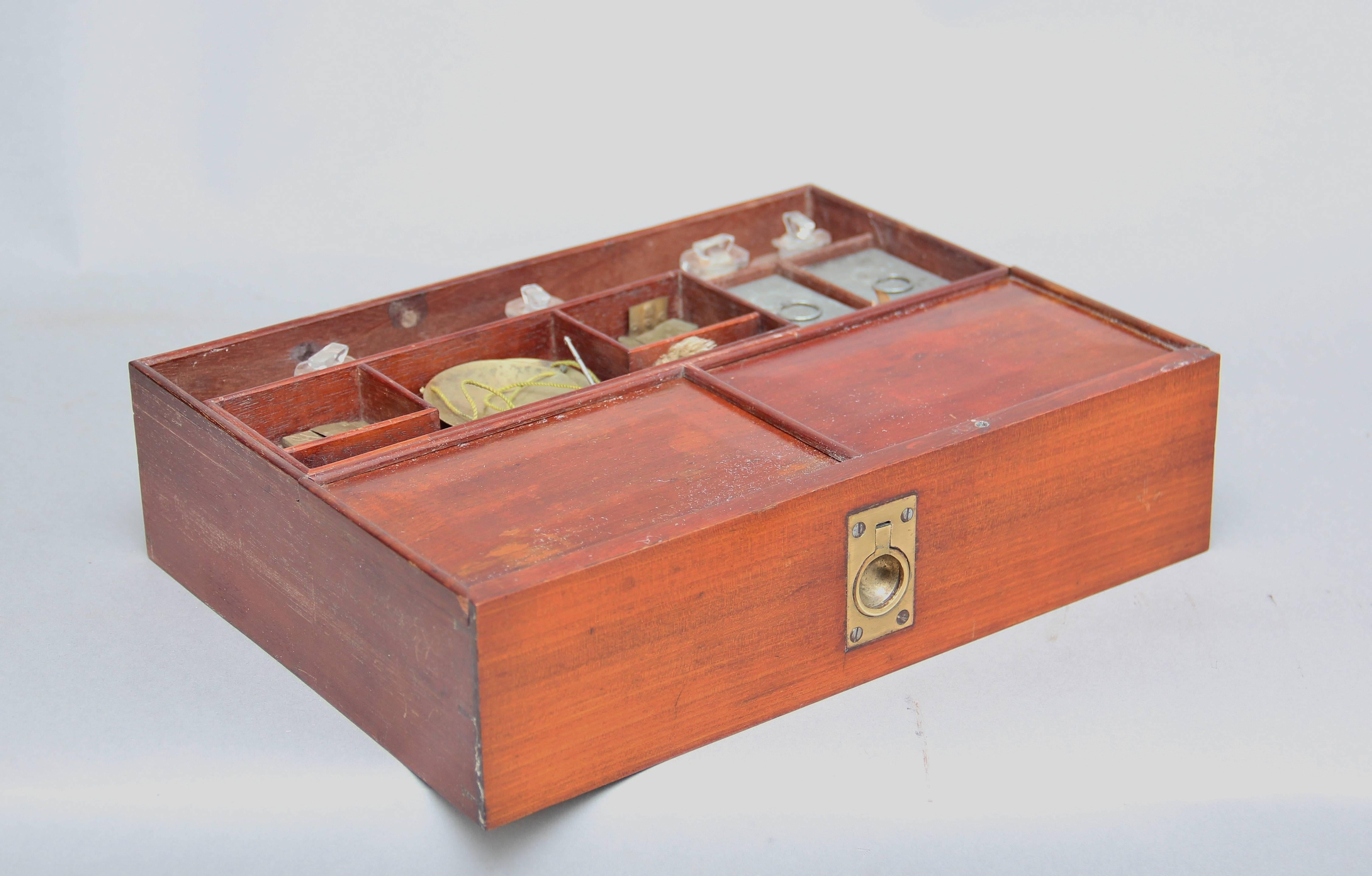 19th Century Mahogany Apothecary Box 2