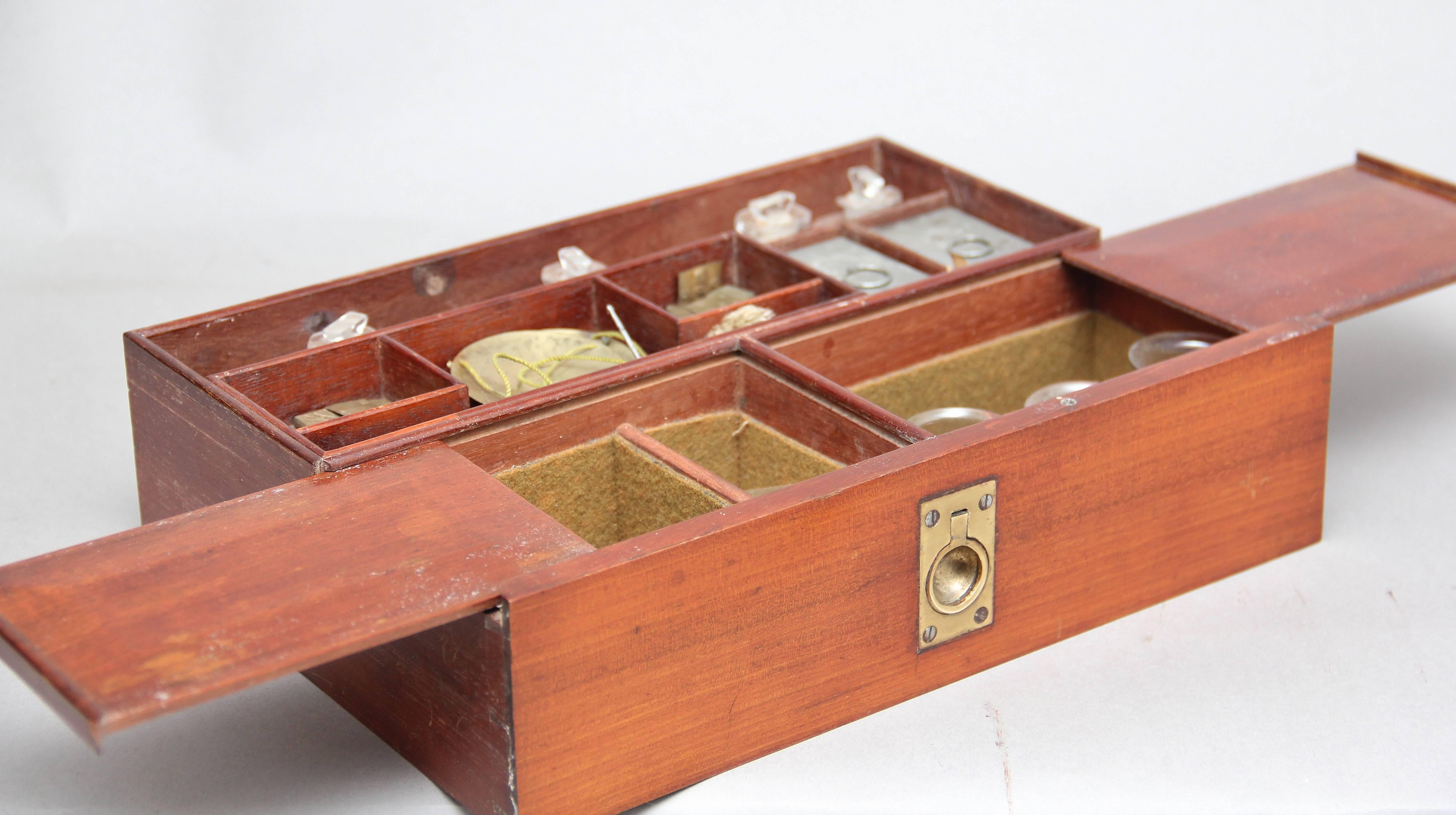 19th Century Mahogany Apothecary Box 3