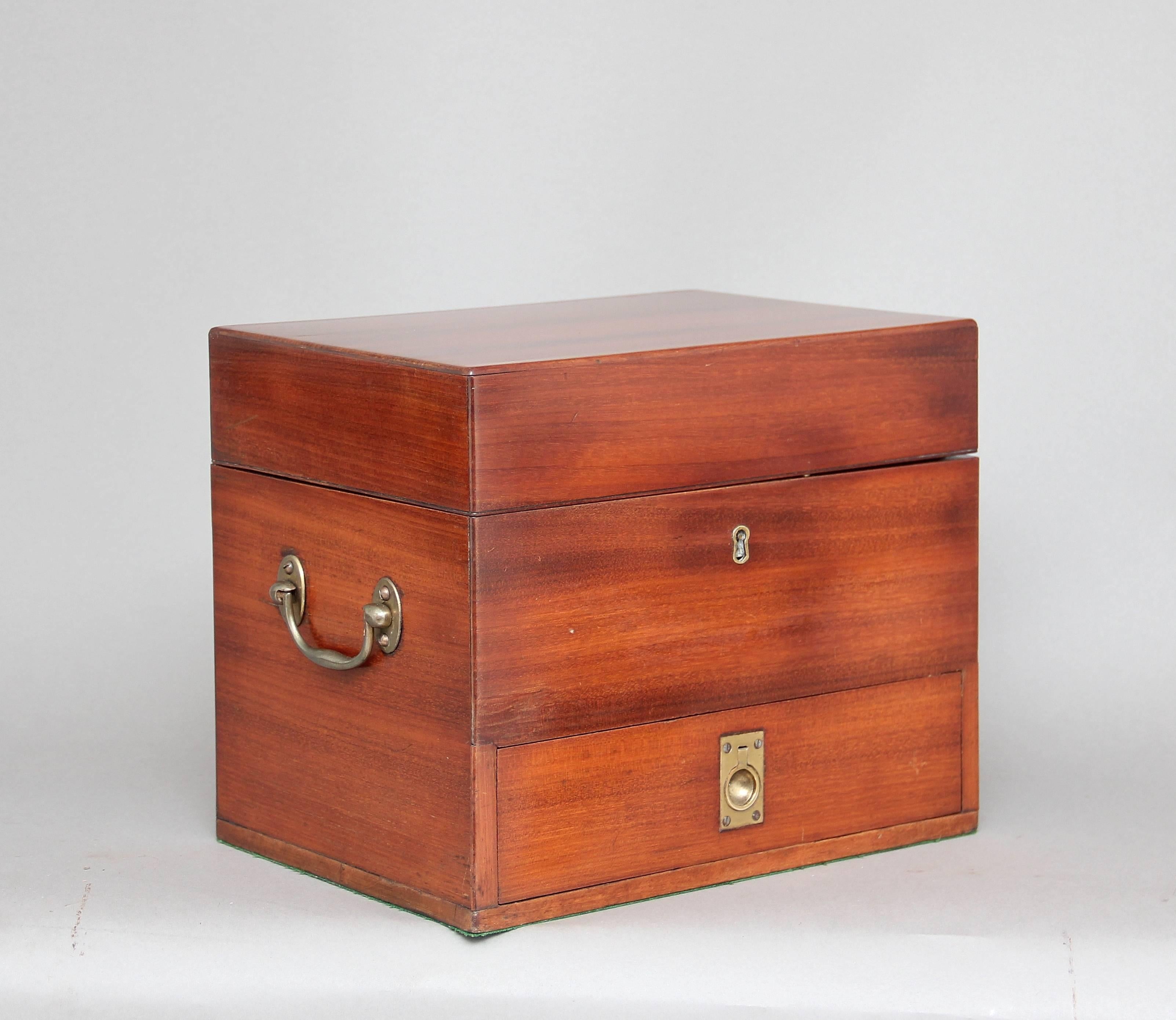 19th Century Mahogany Apothecary Box 4
