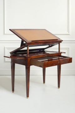 19th Century Mahogany Architects Table