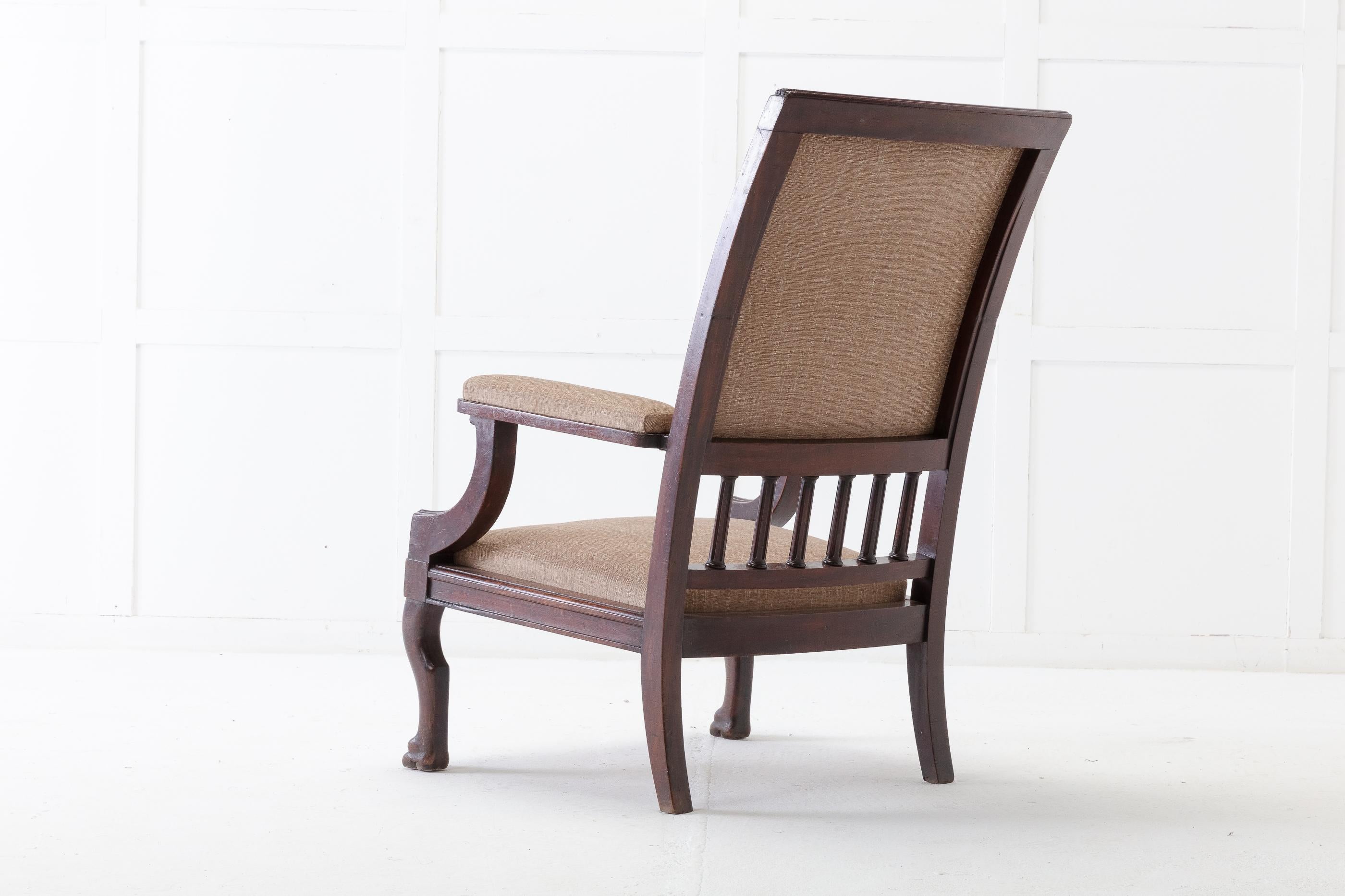 19th Century Mahogany Armchair 4