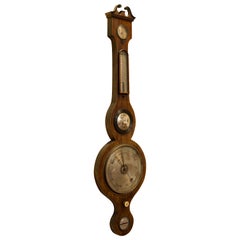 19th Century Mahogany Barometer by R Griffiths