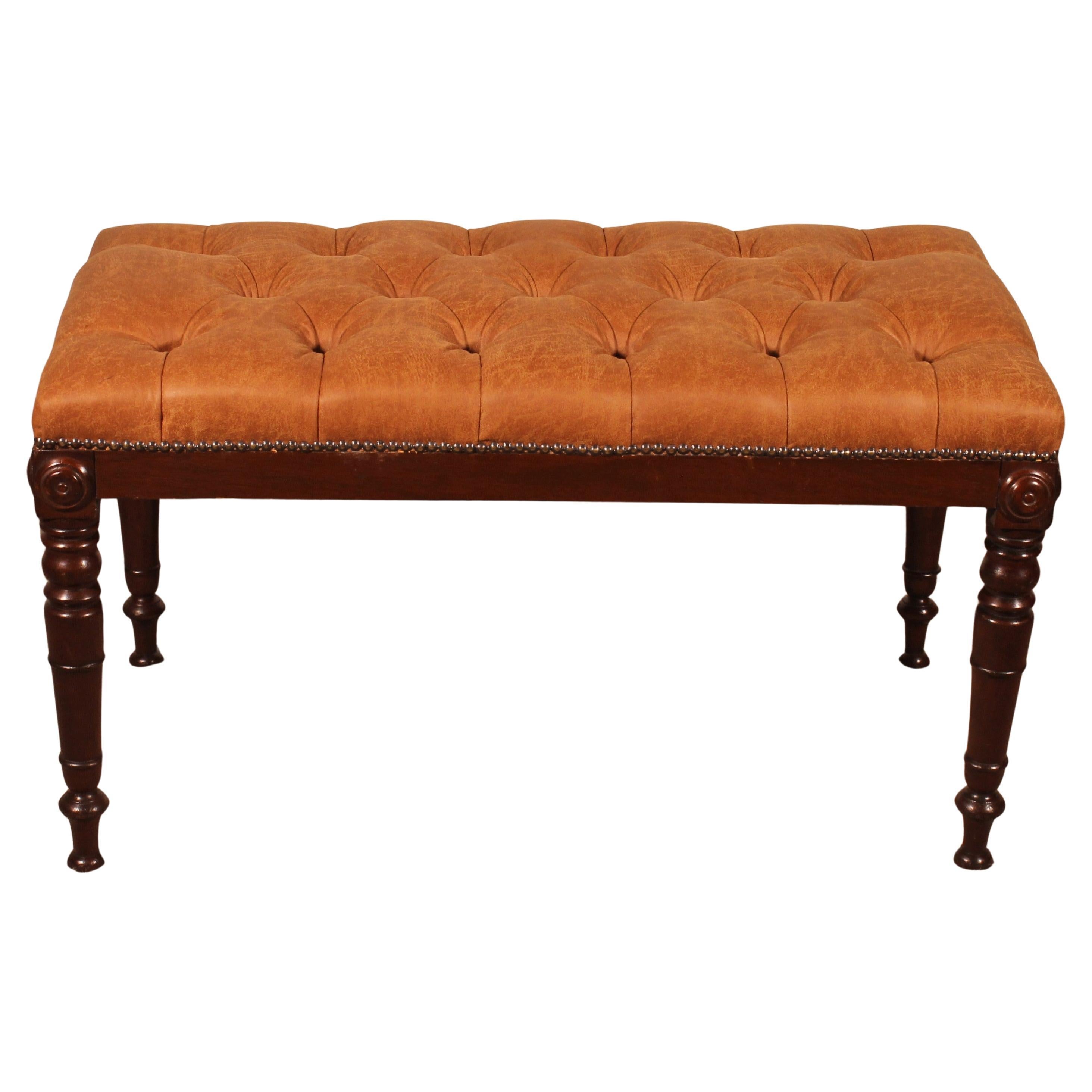 19th Century Mahogany Bench