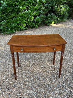 19th Century Mahogany Bow-Fronted Side Table