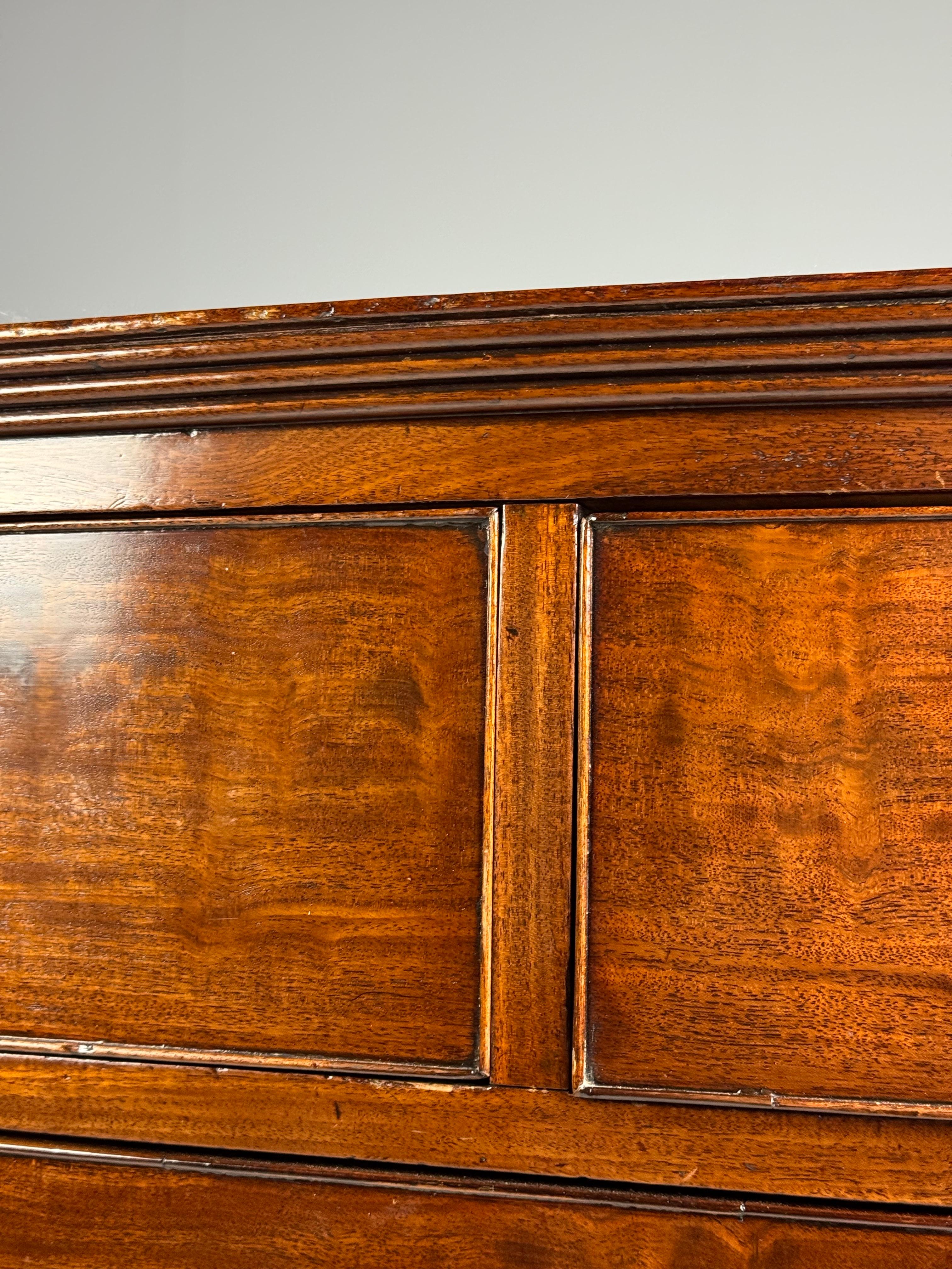 Commode ad arco in mogano del XIX secolo in vendita 12