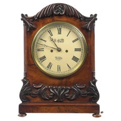 19th Century Mahogany Bracket Clock