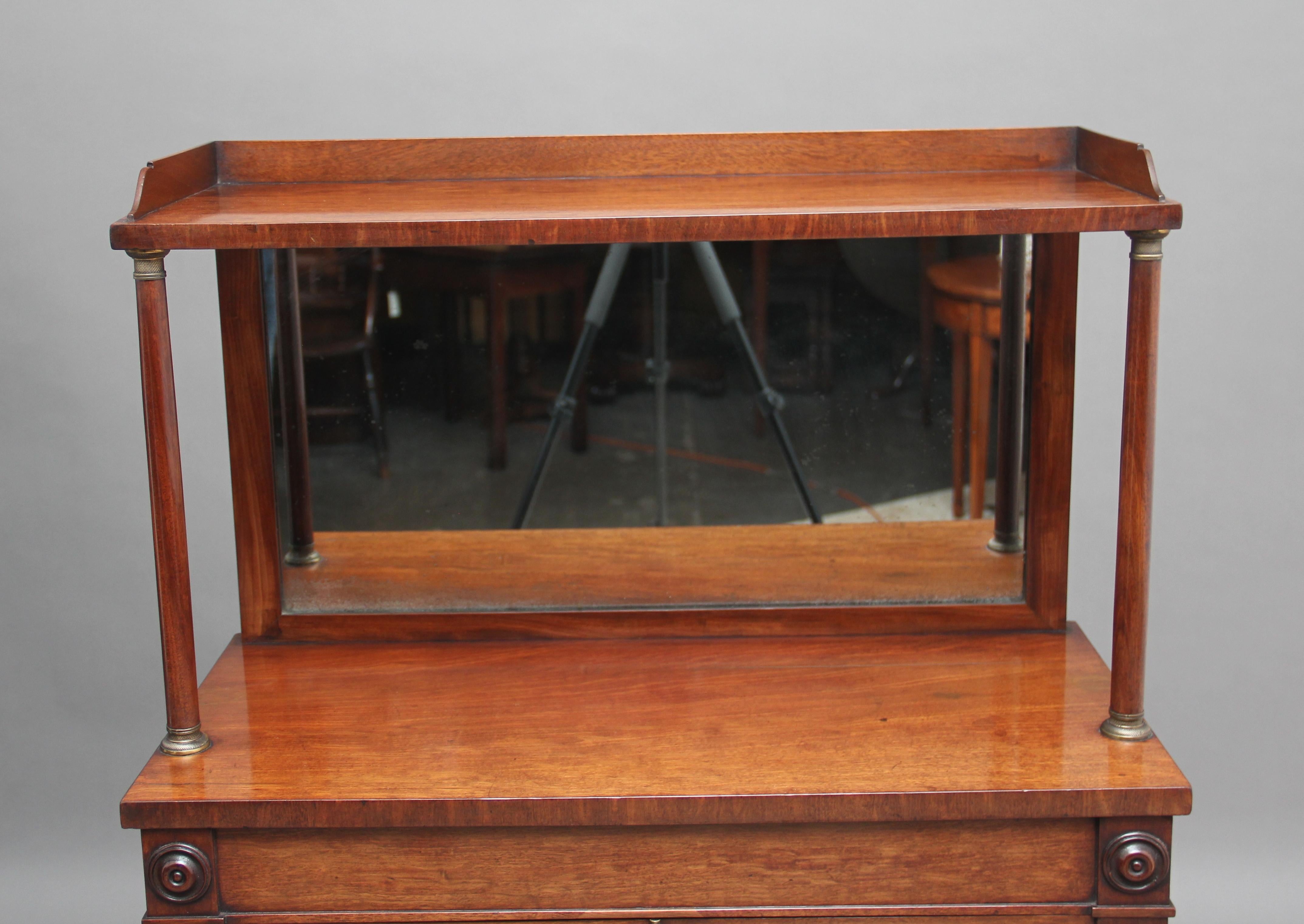 19th Century Mahogany Cabinet For Sale 5