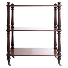 Antique 19th Century Mahogany Campaign Etagere