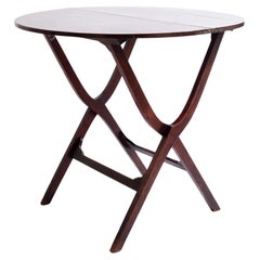 19th Century Mahogany Campaign Table