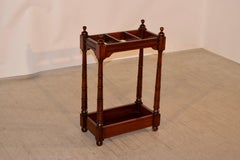 19th Century Mahogany Cane Stand