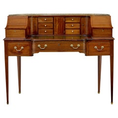 Antique 19th century mahogany carlton house desk