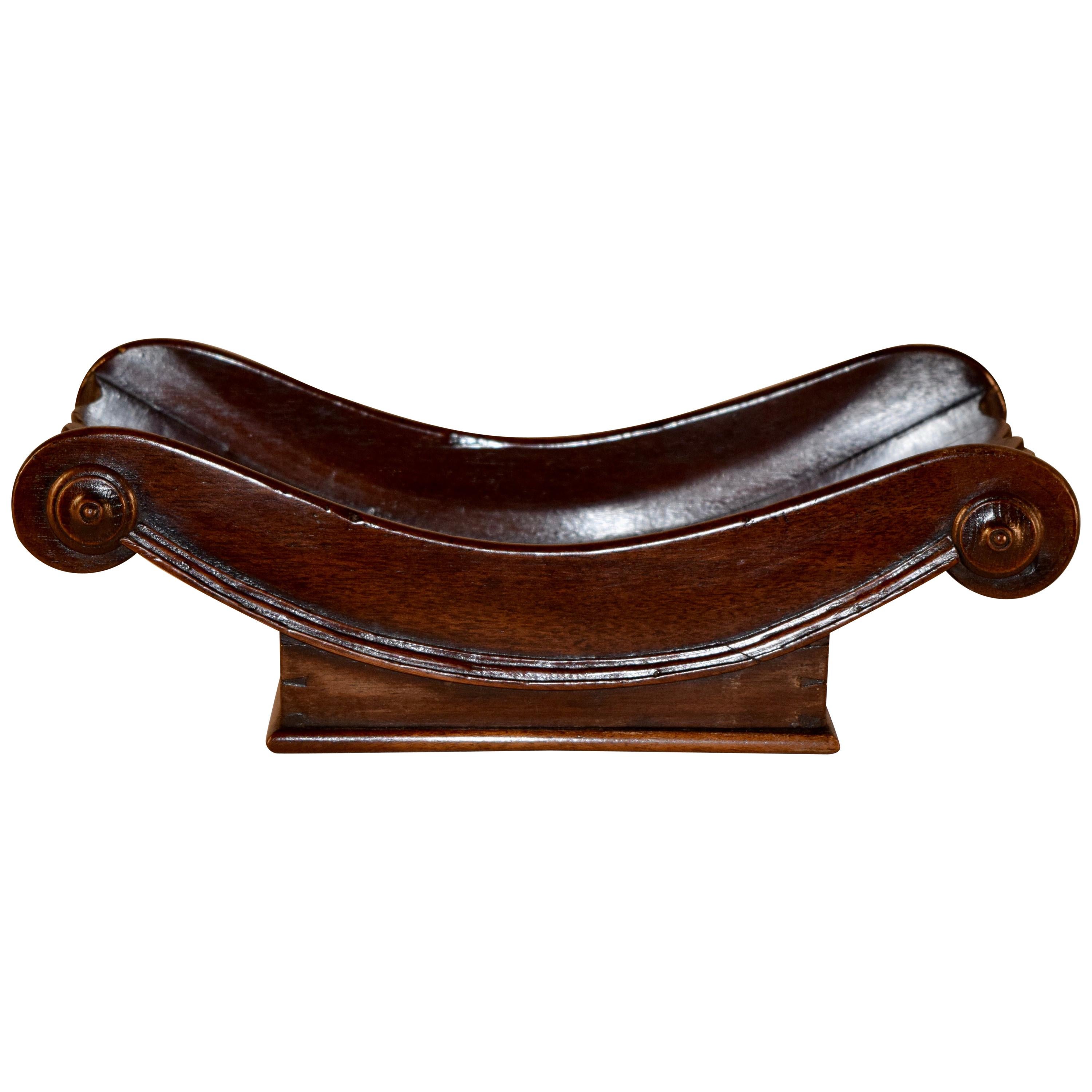 19th Century Mahogany Cheese Cradle