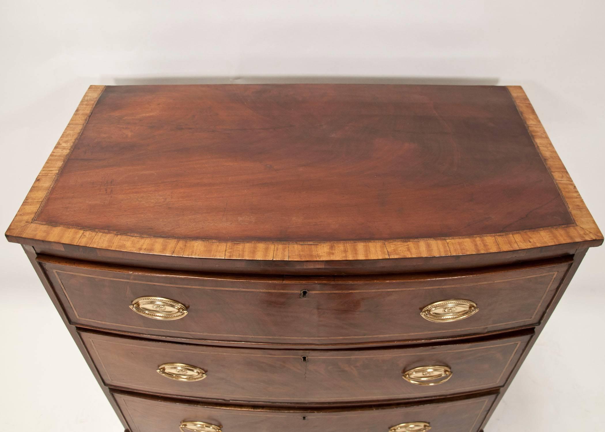 19th Century Mahogany Chest of Drawers 2