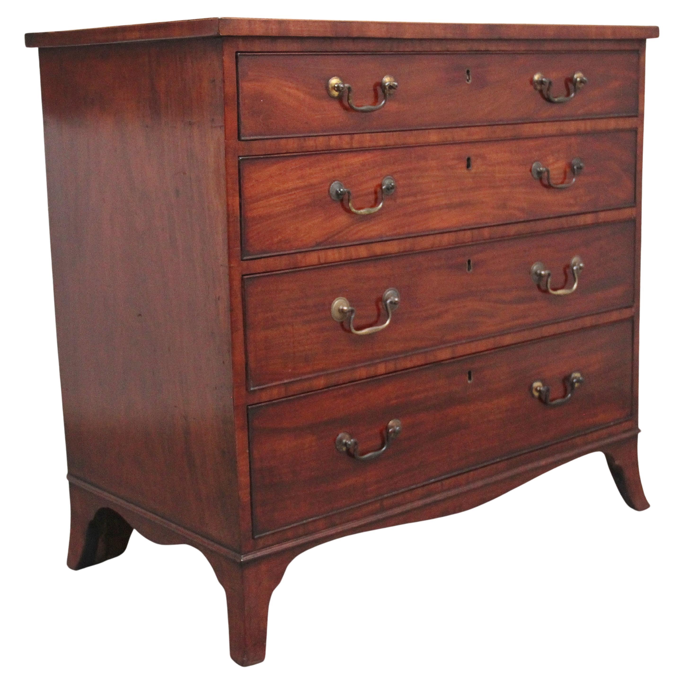 19th Century Mahogany Chest of Drawers For Sale